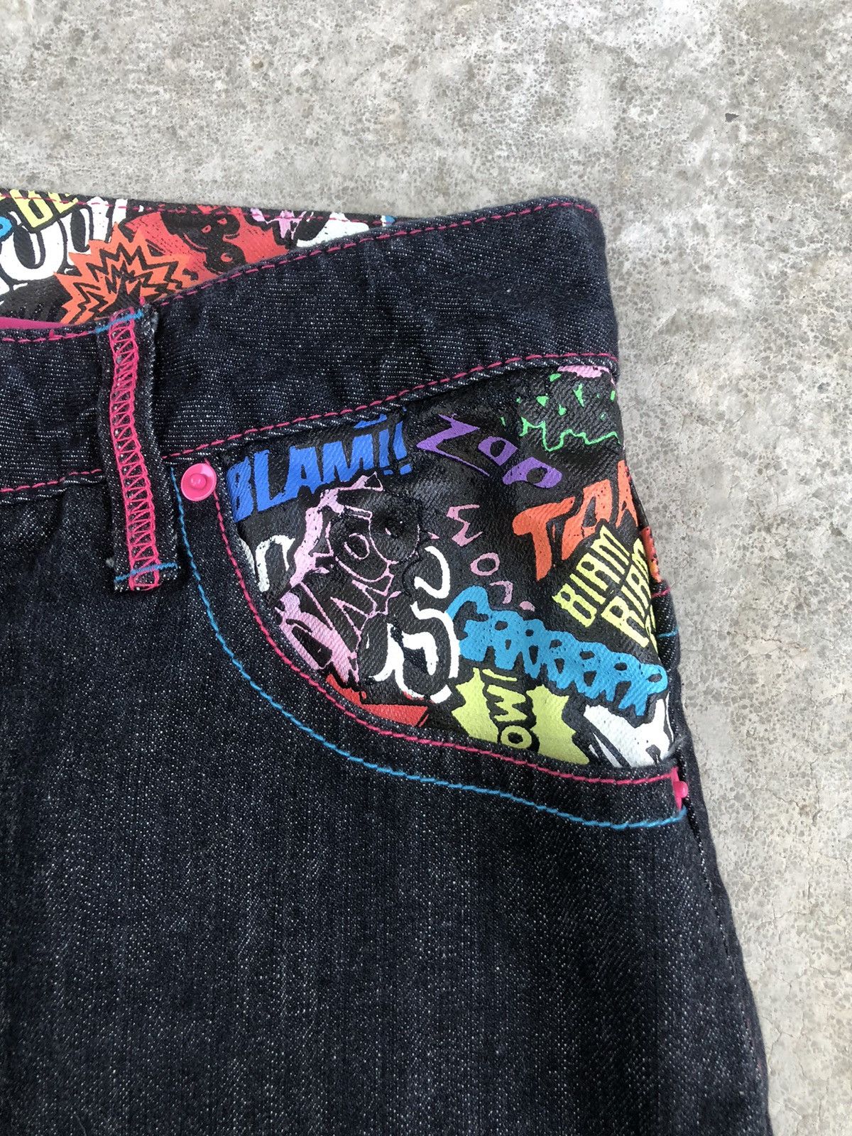 Japanese Brand Japanese Street Hit Daicock Evisu Style Painted Size US 33 - 7 Thumbnail