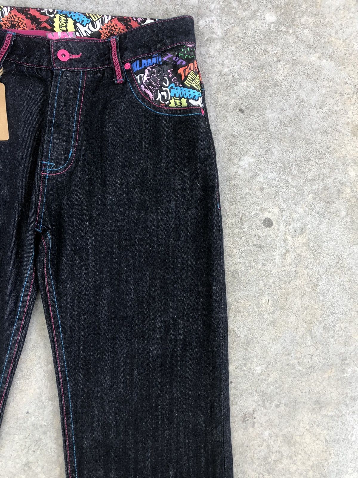Japanese Brand Japanese Street Hit Daicock Evisu Style Painted Size US 33 - 5 Thumbnail