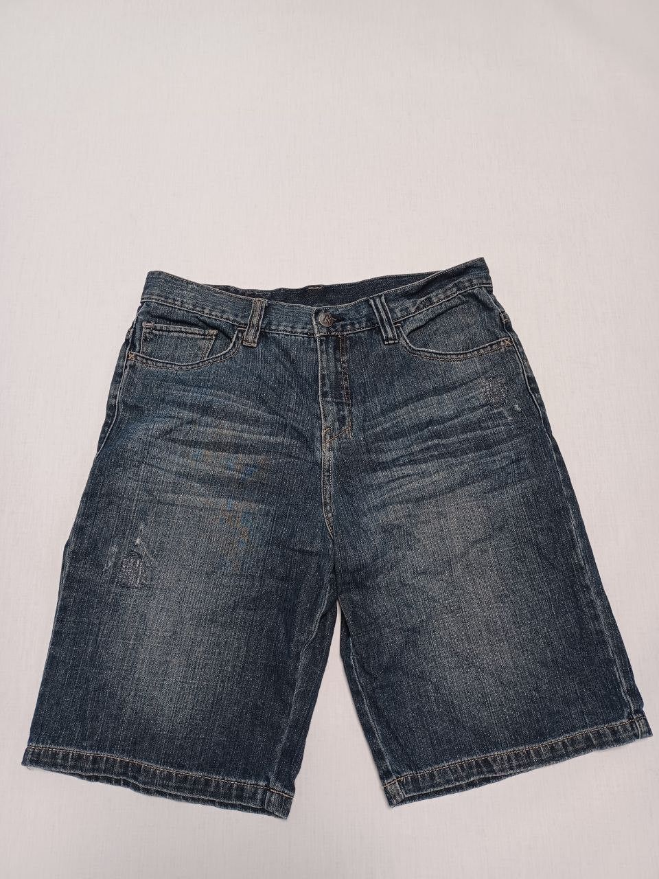 Billabong Billabong distressed big logo jeans denim shorts Size US 32 / EU 48 - 2 Thumbnail