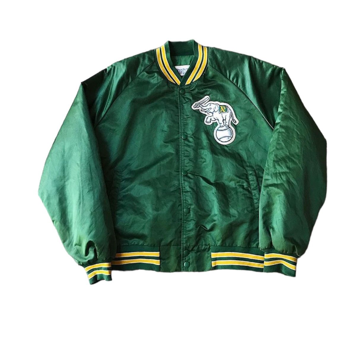 Vintage 1990's Starter Oakland Athletics Wool Varsity Jacket Sz. L