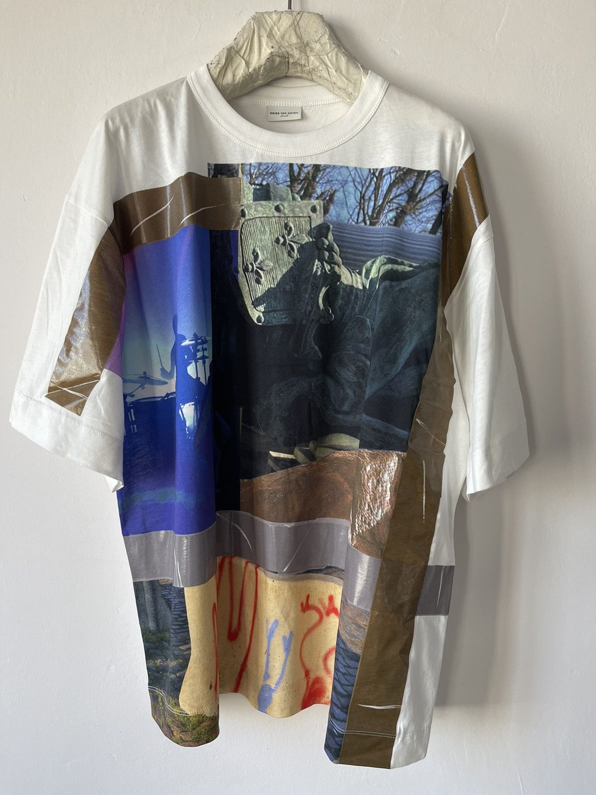 Dries Van Noten Dries Van Noten Graphic Print Oversized T-Shirt SS22 Size US S / EU 44-46 / 1 - 2 Thumbnail