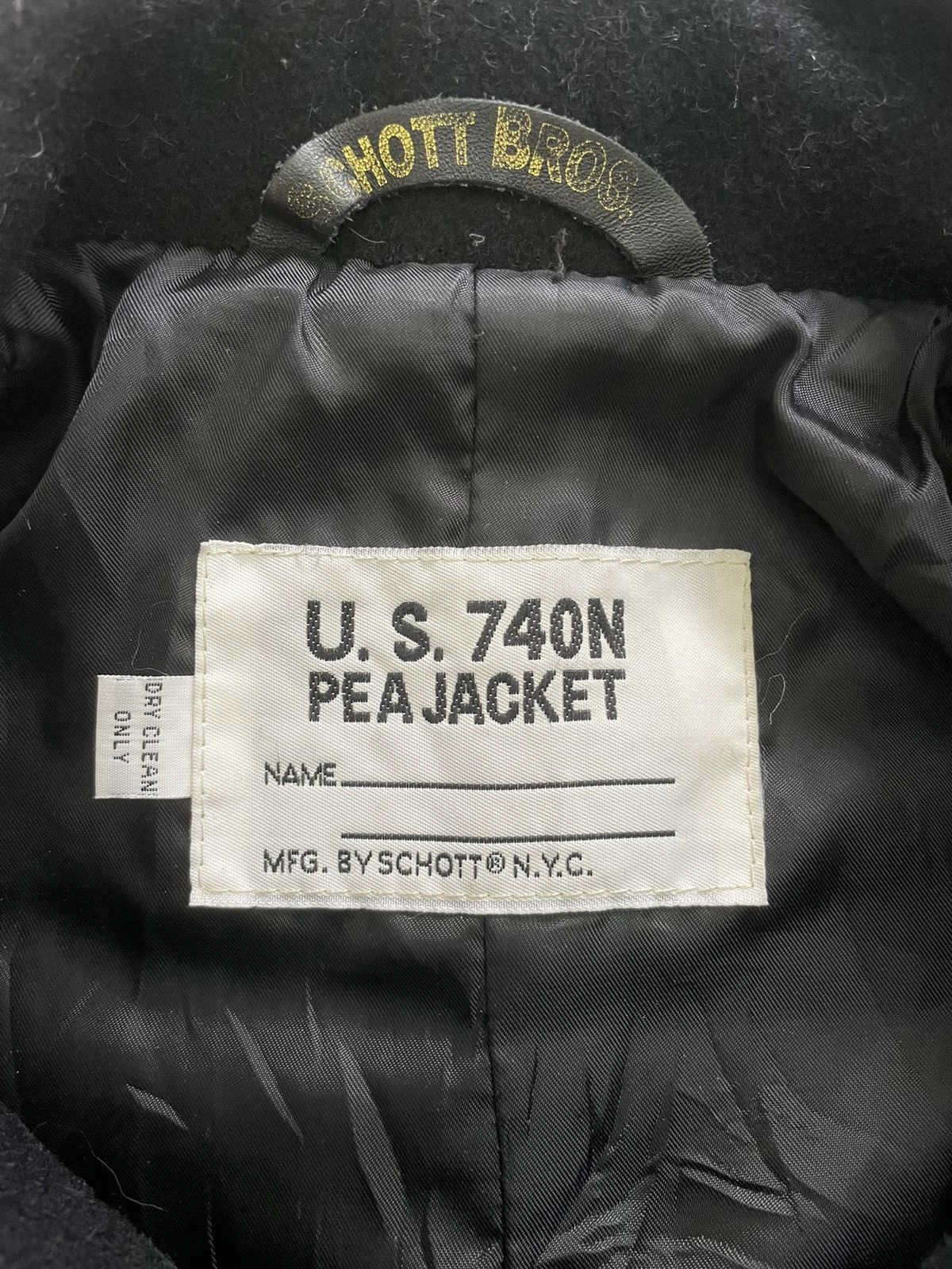 Schott U.S 740N pea jacket Size US S / EU 44-46 / 1 - 3 Thumbnail