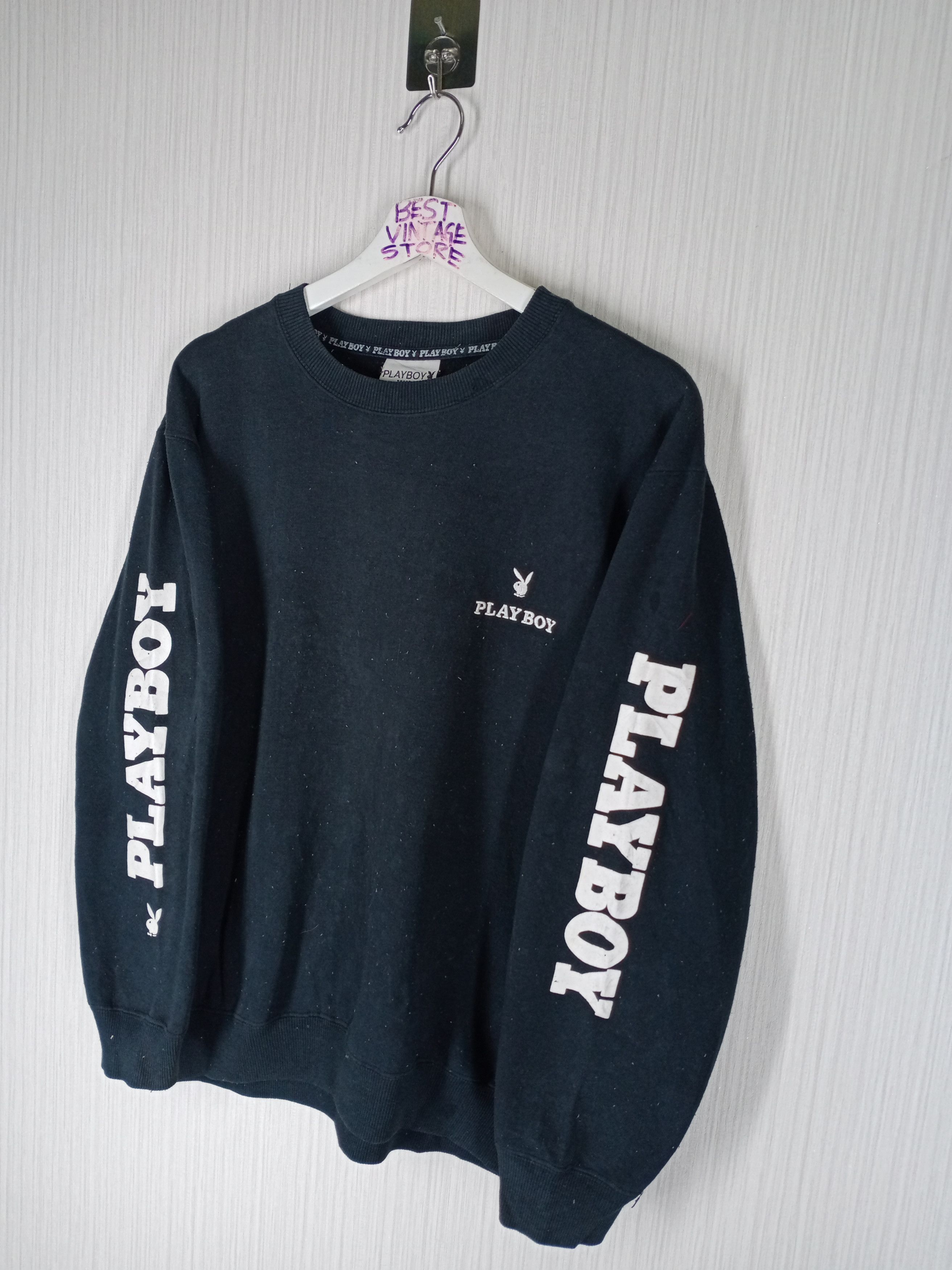 Playboy Vintage 90s Playboy Big Logo Sweatshirt Size US M / EU 48-50 / 2 - 4 Thumbnail