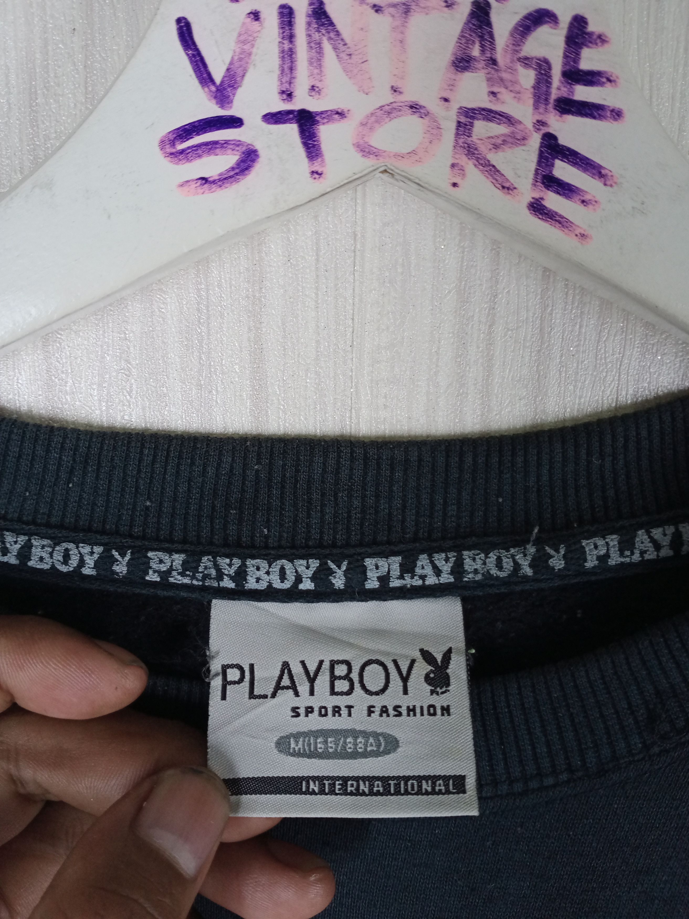 Playboy Vintage 90s Playboy Big Logo Sweatshirt Size US M / EU 48-50 / 2 - 5 Thumbnail