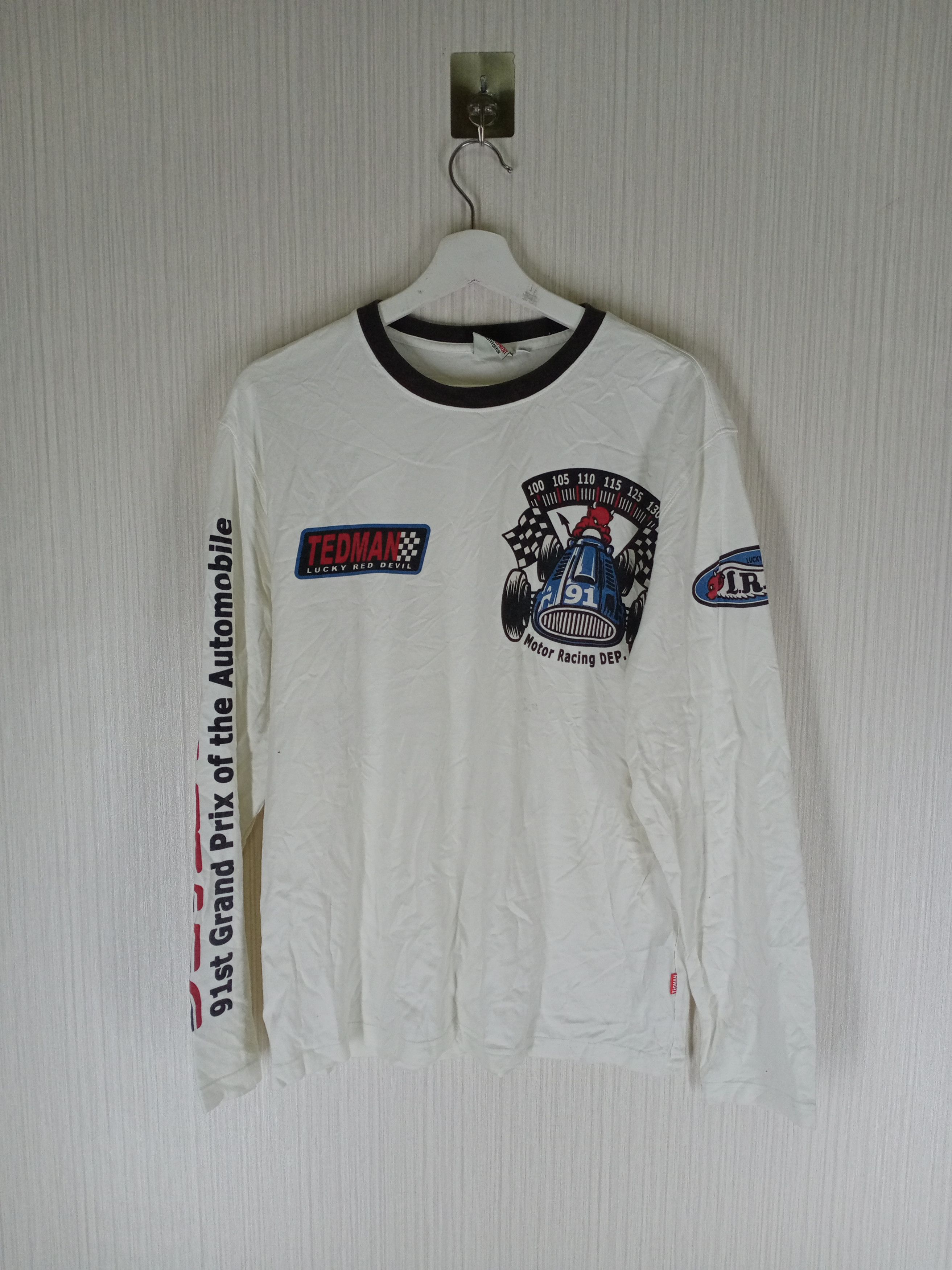 Japanese Brand Vintage Ted Company Devil Races Longsleeve Tshirt Size US M / EU 48-50 / 2 - 4 Thumbnail