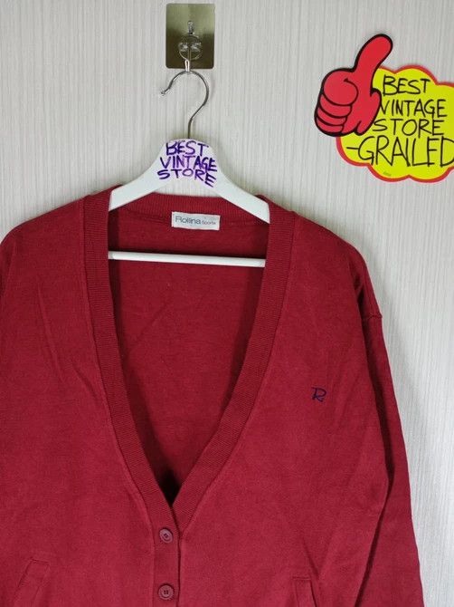 Japanese Brand Vintage Cardigan Rollina Sport Japansese Brand Size US M / EU 48-50 / 2 - 6 Thumbnail