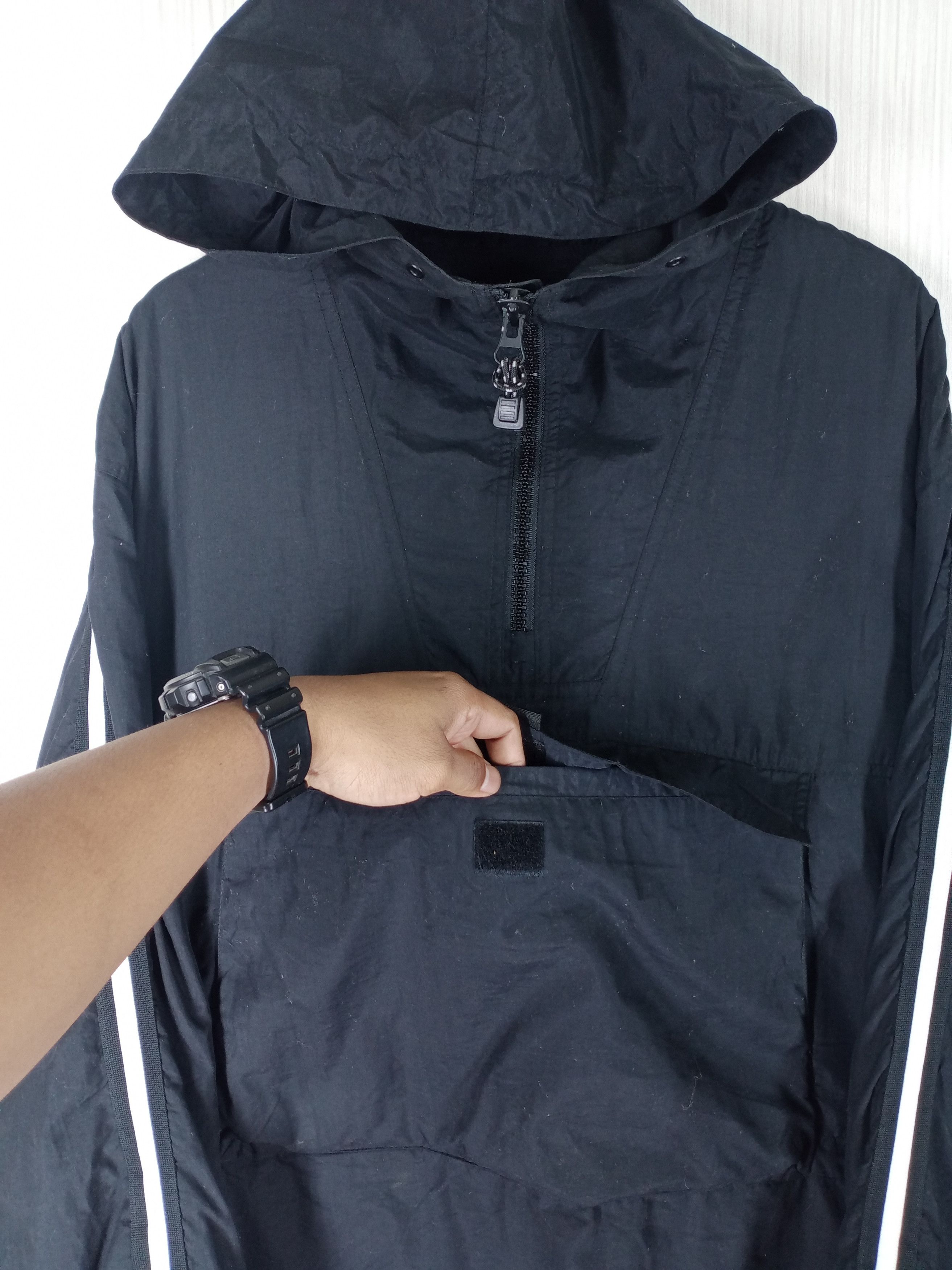 Vans Vintage 90s Vans Center Logo Half Zipper Hooded Jacket Size US XL / EU 56 / 4 - 7 Thumbnail