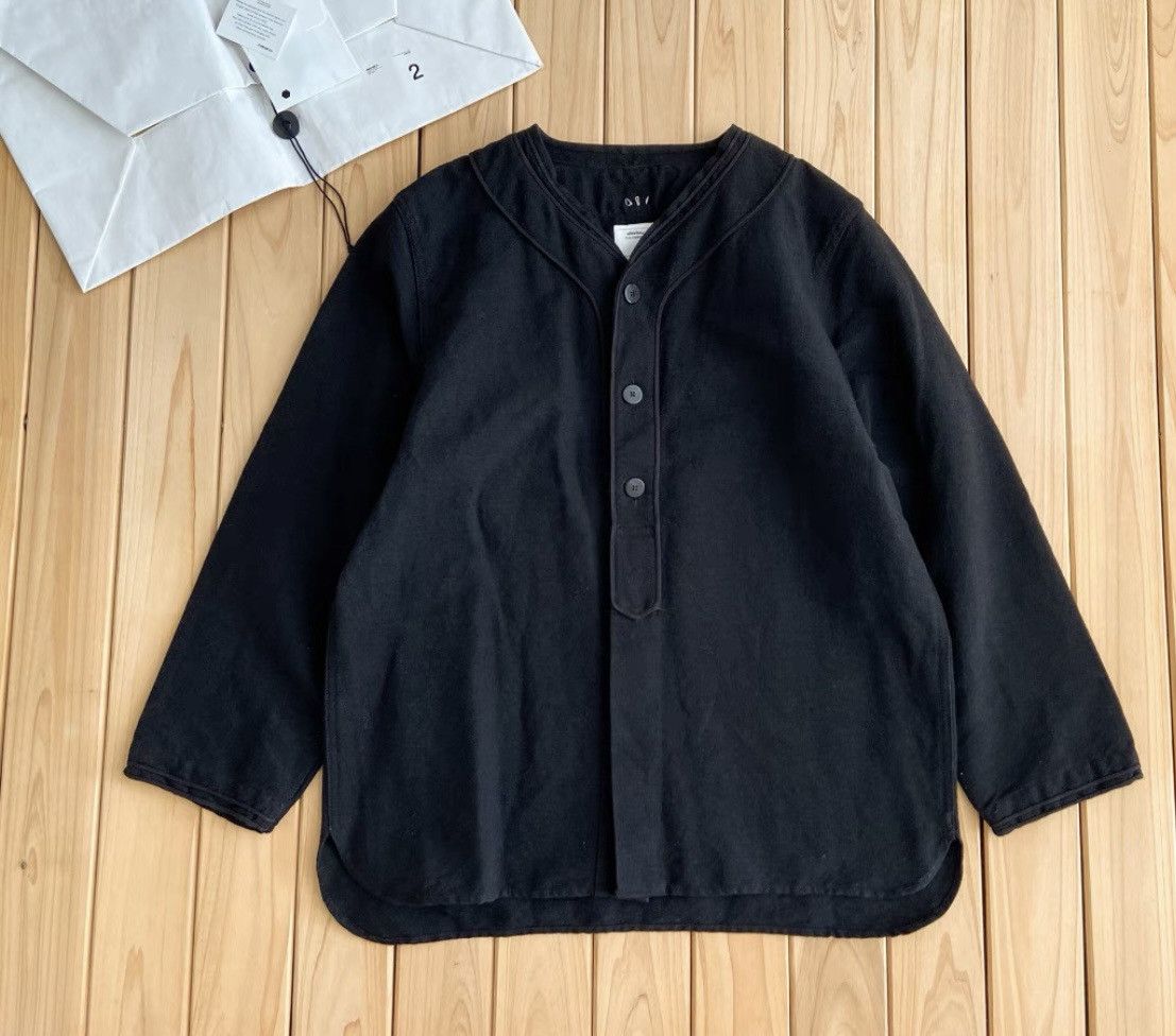 image of Visvim Dugout Shirt in Black, Men's (Size Medium)