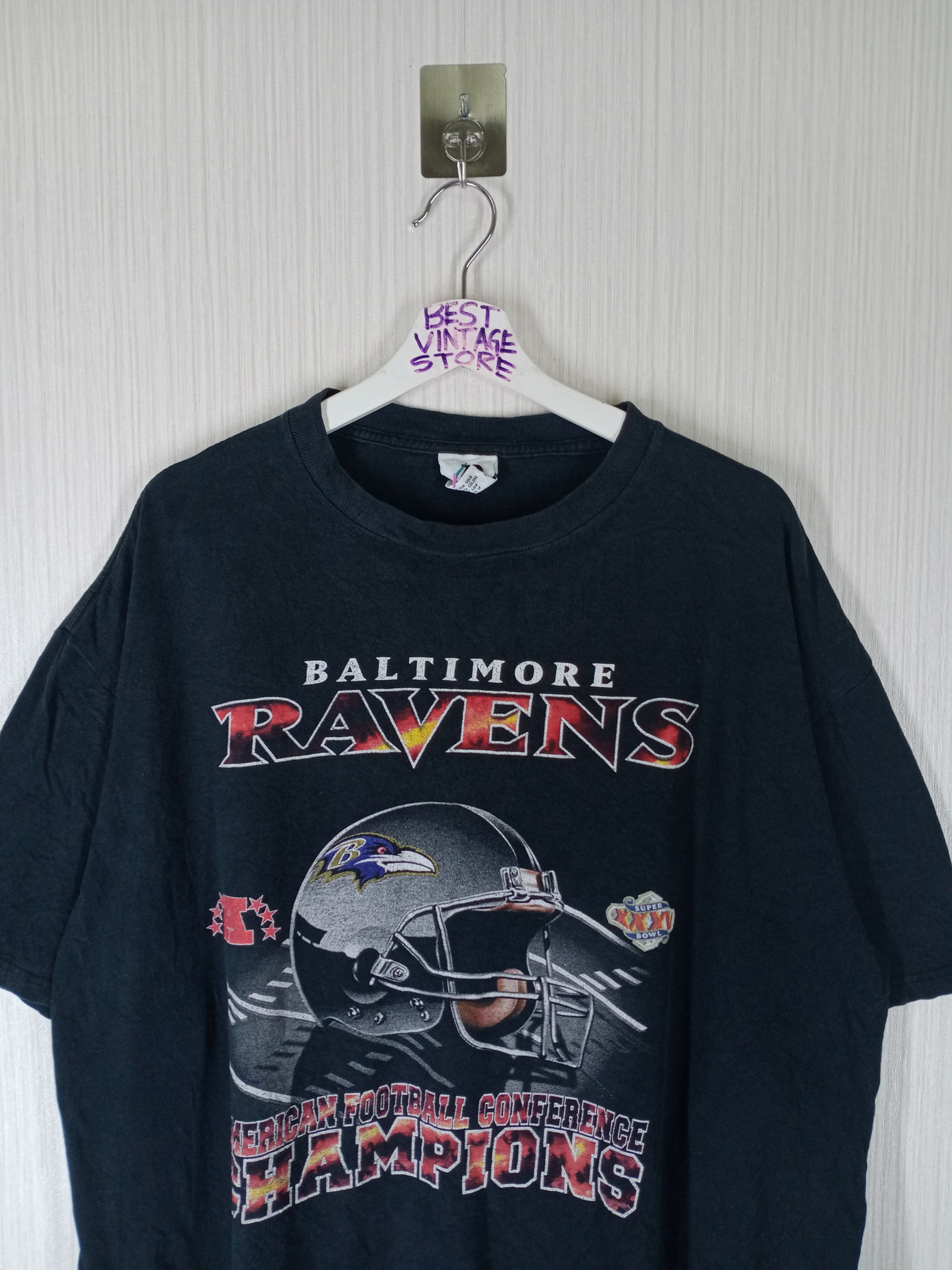 NFL Vintage Baltimore Ravens NFL Conference Champions Tee Size US XXL / EU 58 / 5 - 4 Thumbnail