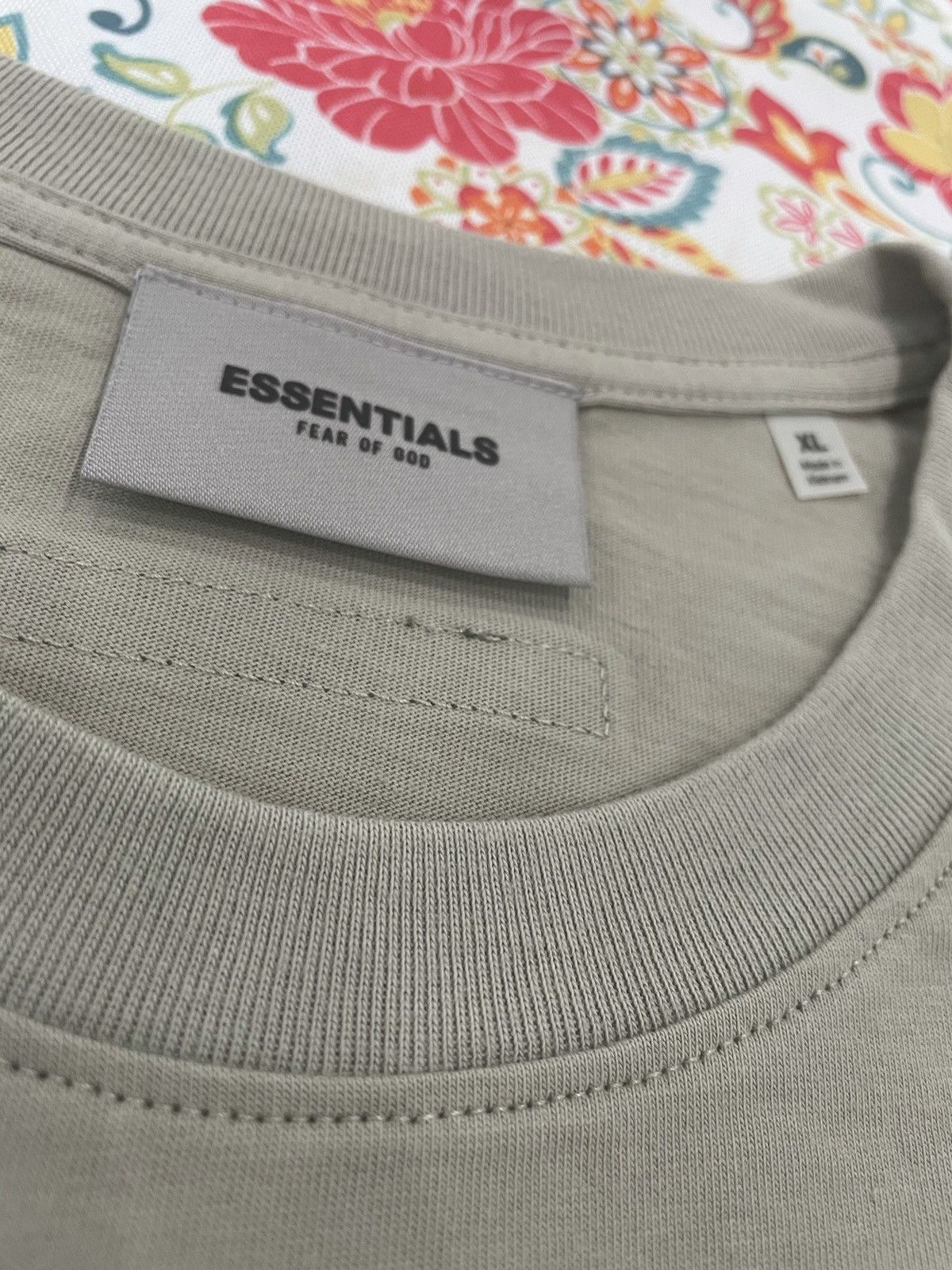 Fear of God Fear of God Essentials Pistachio T-shirt Size US XL / EU 56 / 4 - 4 Thumbnail