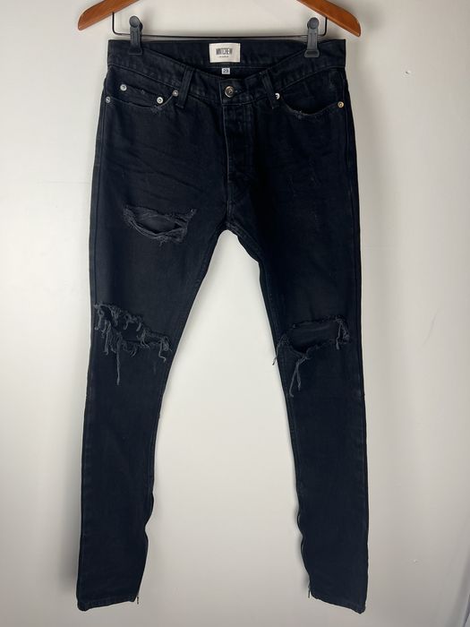 Mintcrew Mint crew rockstar skinny side zipper jeans | Grailed