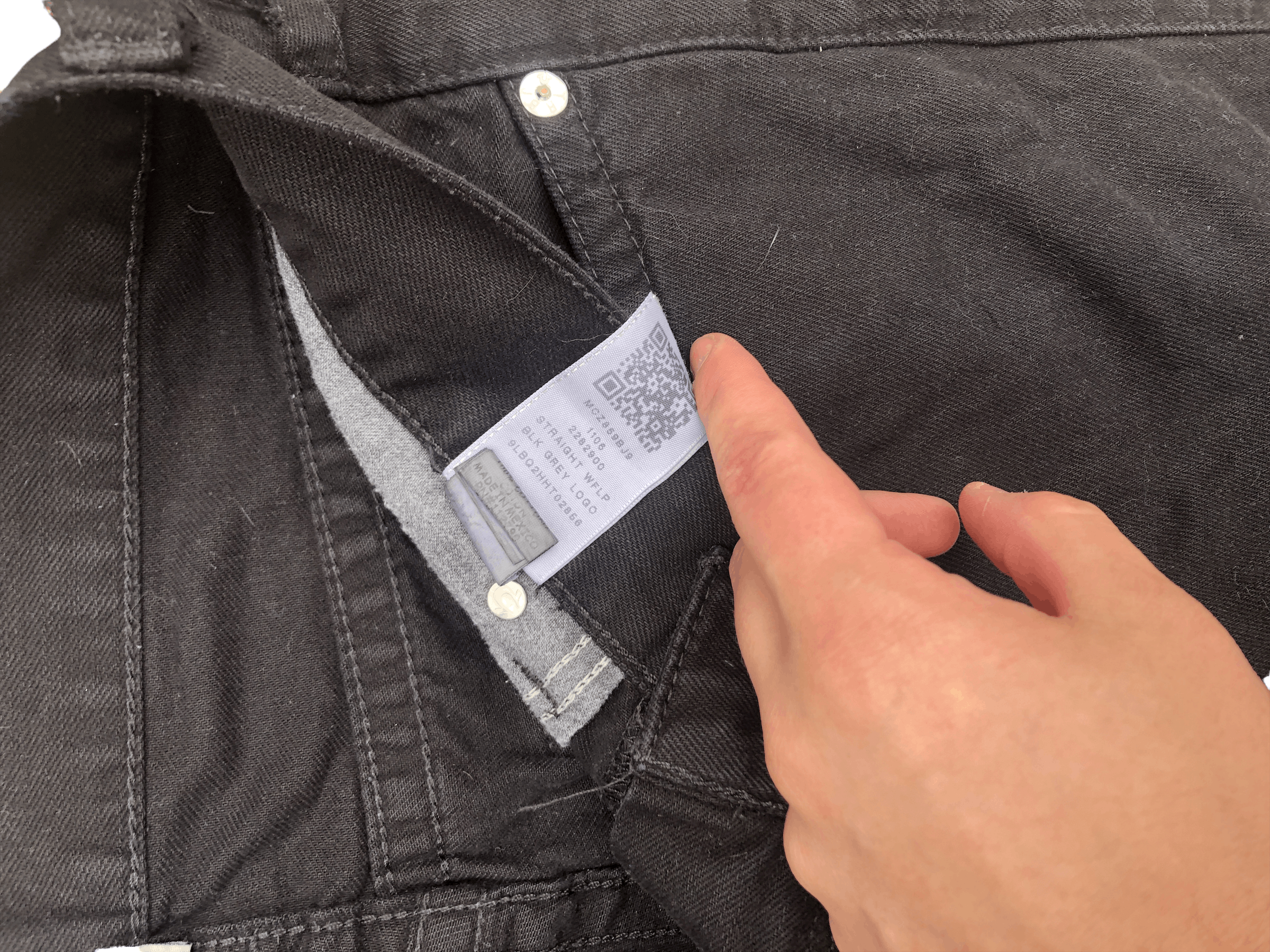 True Religion × Vintage Vintage True Religion Jeans Size 31 STRAIGHT Black/Gray Size US 31 - 7 Thumbnail