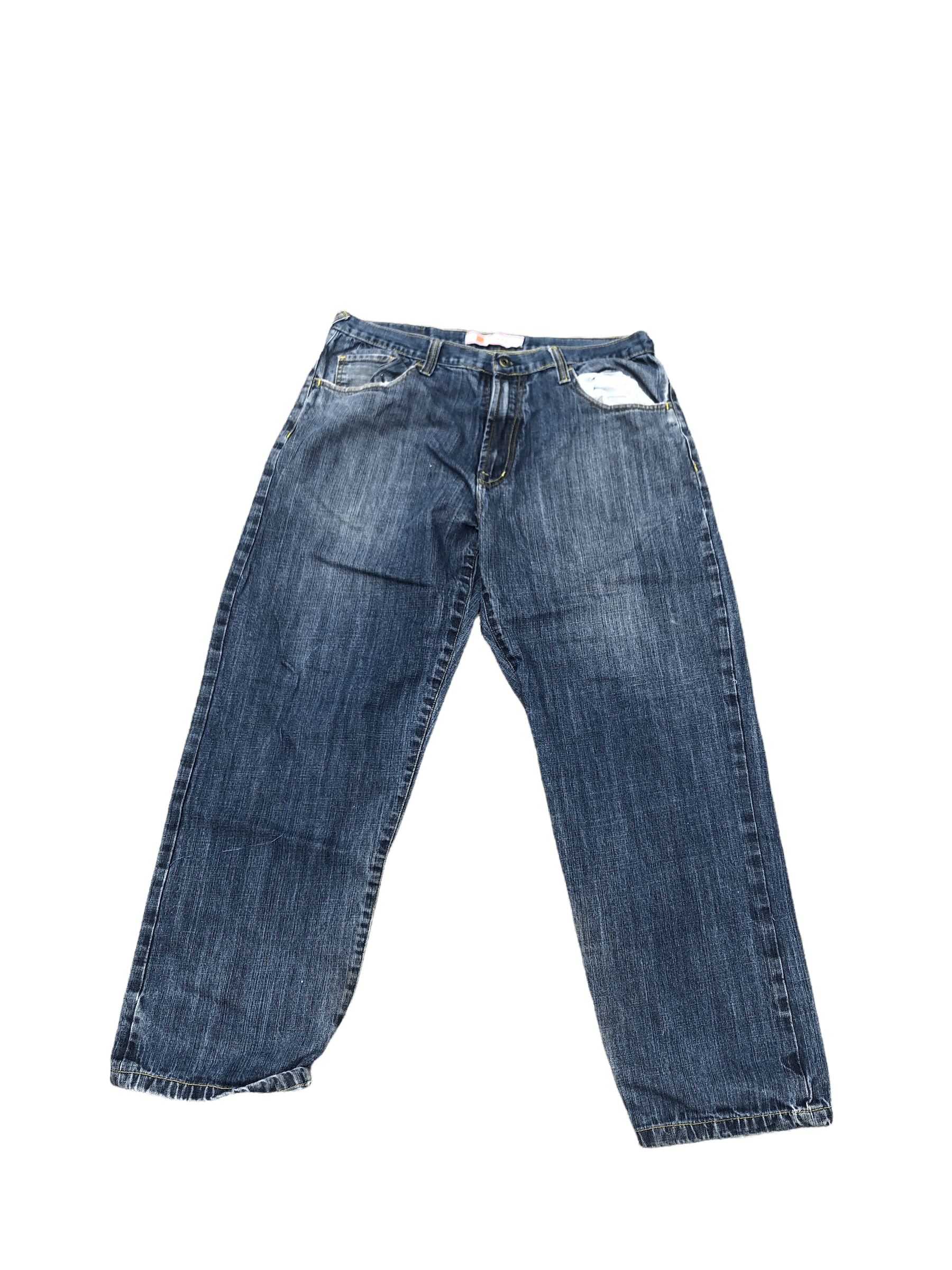 Japanese Brand × Vintage Vintage Japanese Denim Embroidered Jeans Size 38 Katana Size US 38 / EU 54 - 4 Thumbnail