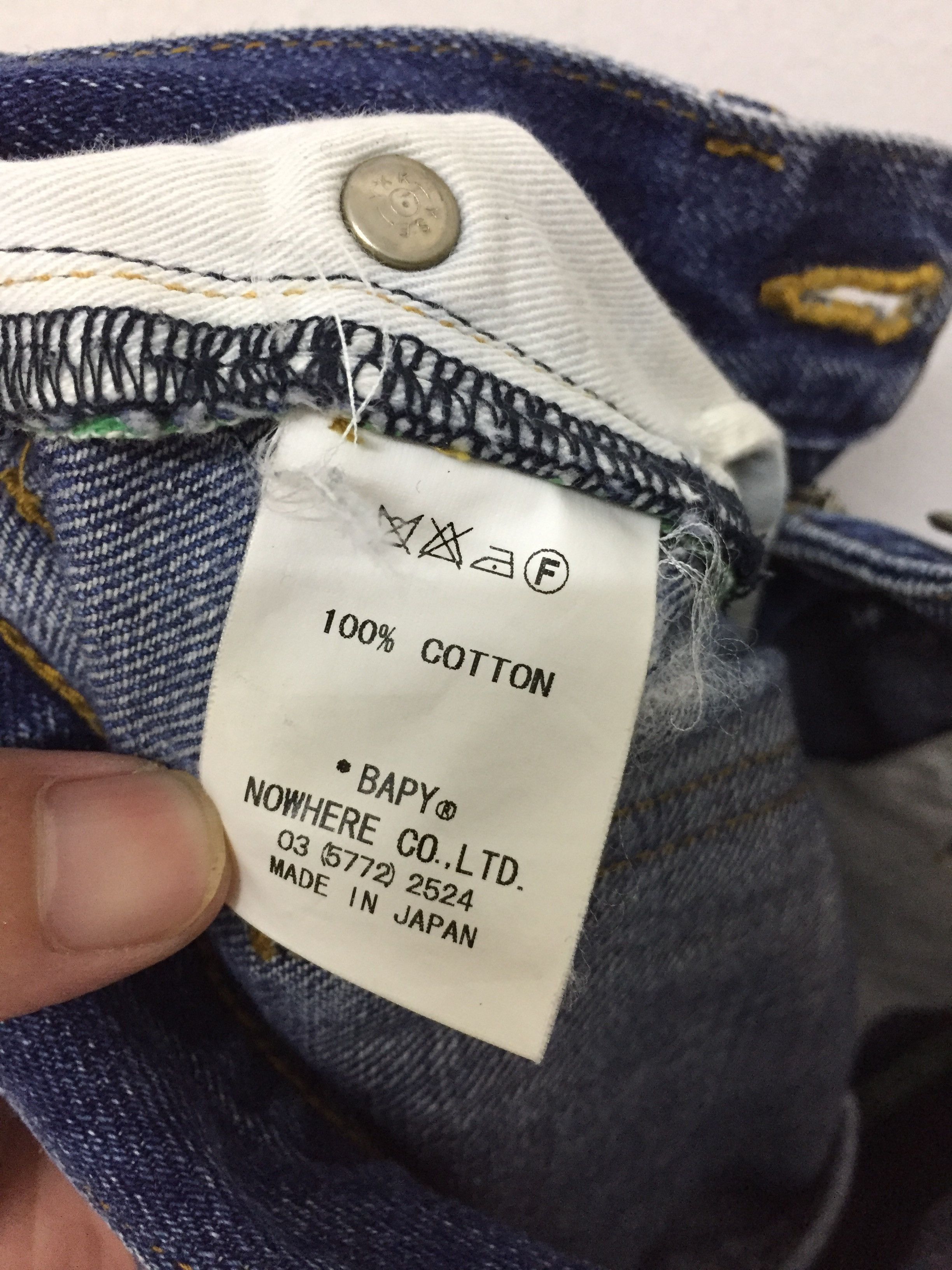 Bape 2006 Bapy Selvedge Denim Size 28" / US 6 / IT 42 - 9 Thumbnail