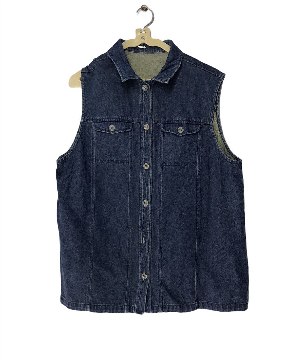 Japanese Brand × Other Vest denim buttom up Size US M / EU 48-50 / 2 - 1 Thumbnail