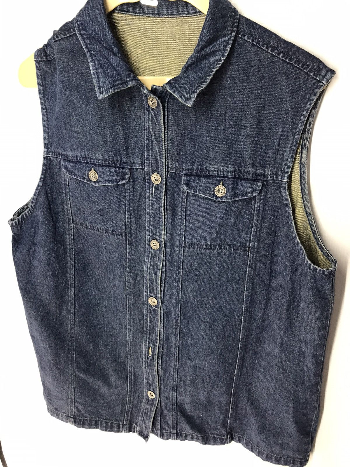 Japanese Brand × Other Vest denim buttom up Size US M / EU 48-50 / 2 - 4 Thumbnail
