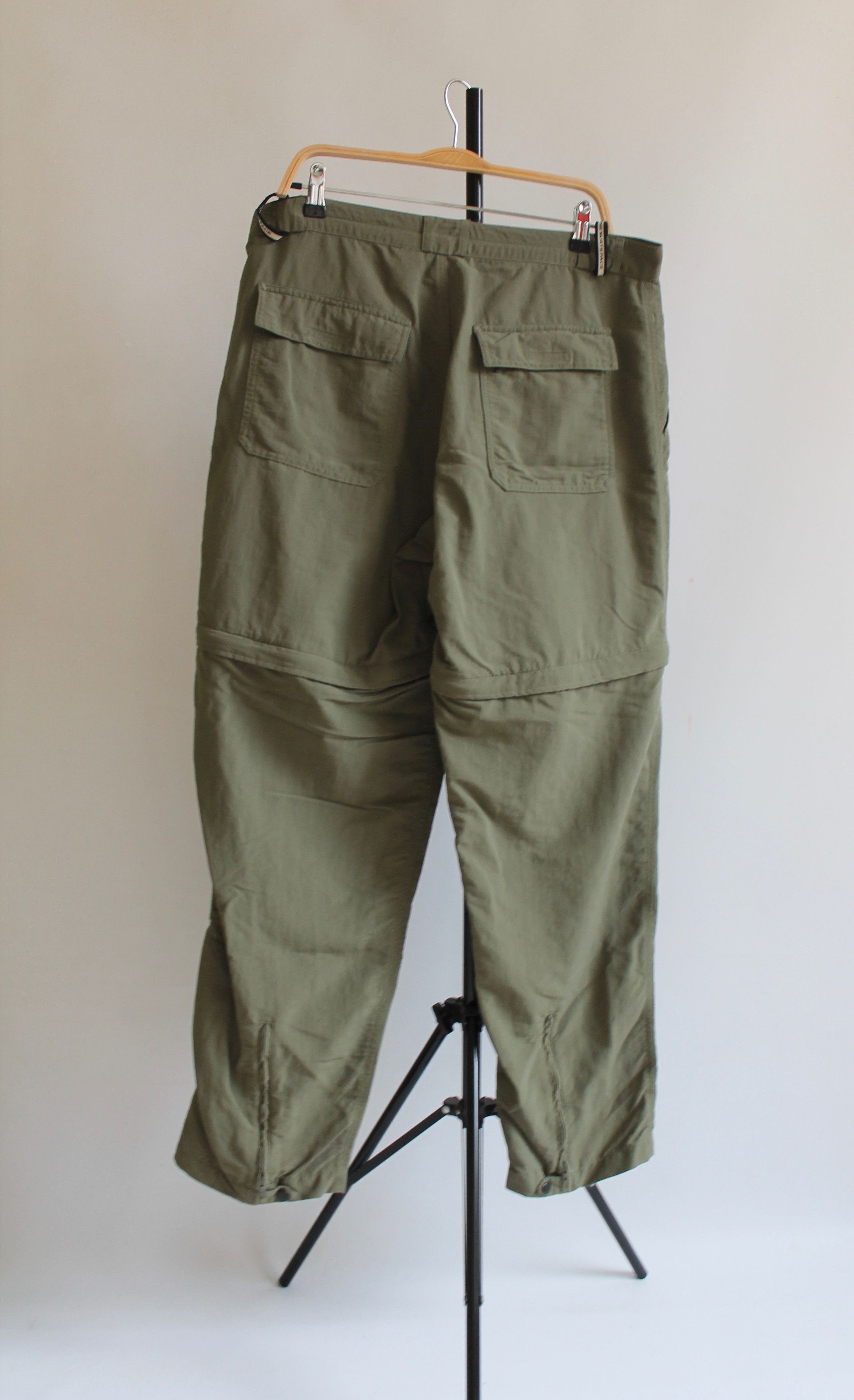 The North Face × Vintage 90's The North Face Green Hiking Pants / Shorts Nylon 2 in 1 Size US 34 / EU 50 - 3 Thumbnail