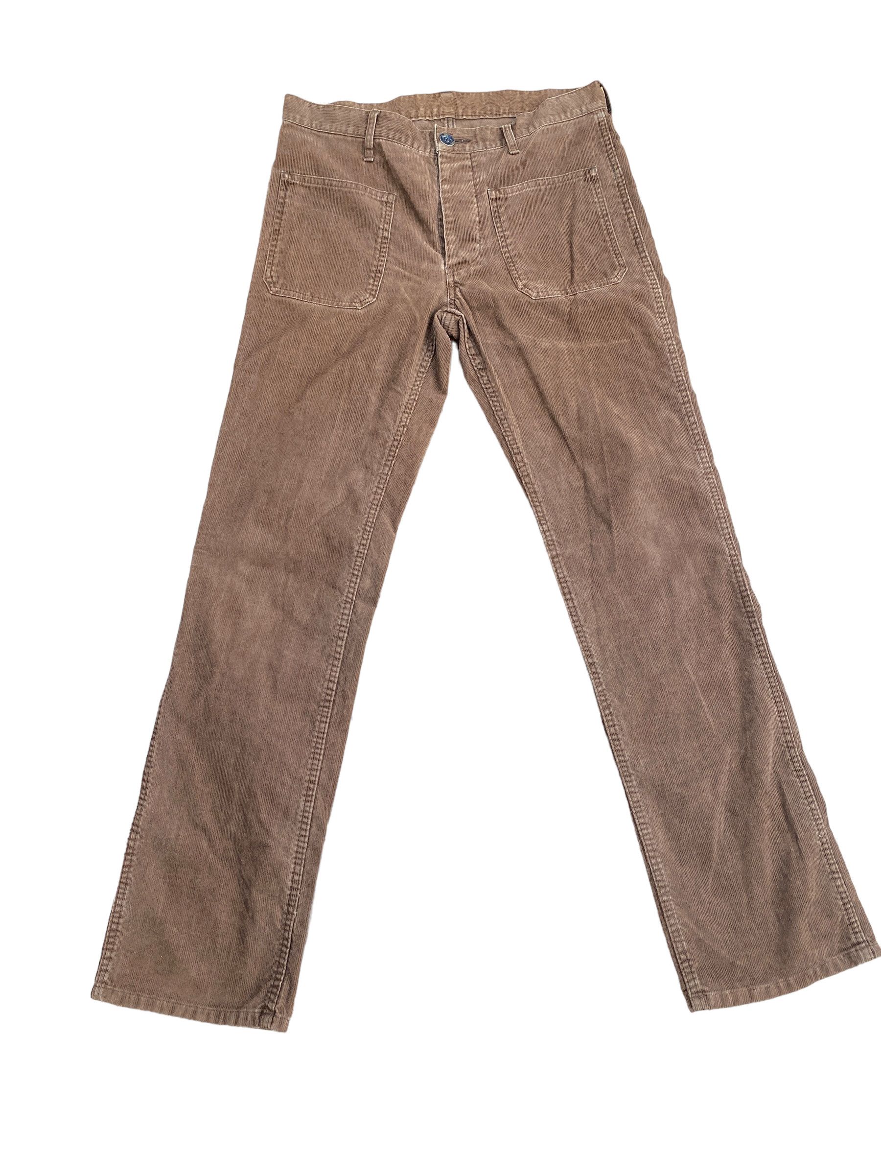 Visvim Fisherman Brown Corduroy Pants Size US 29 - 1 Thumbnail