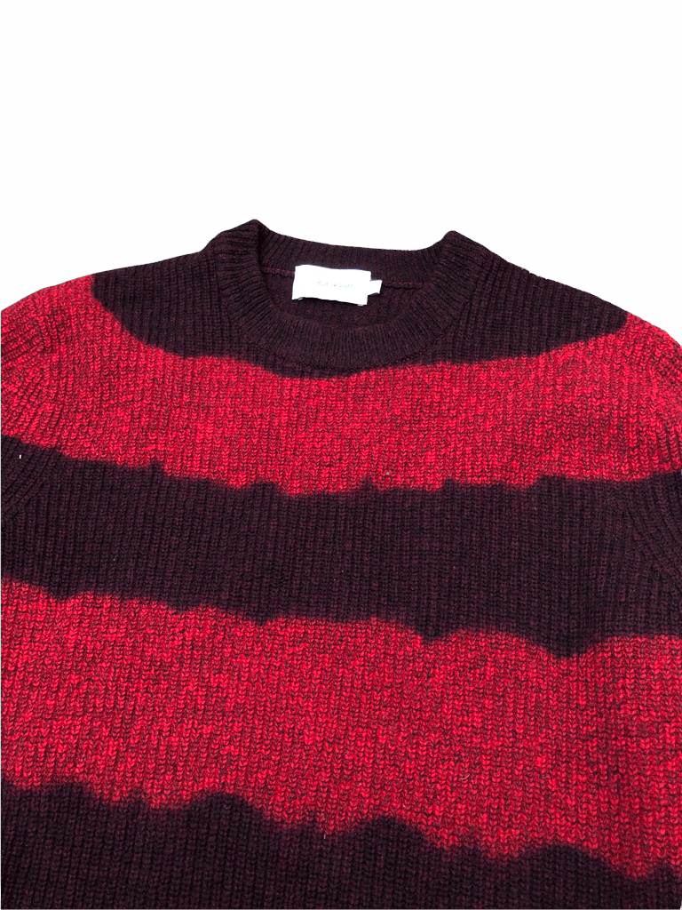 Calvin Klein Wool Striped Sweater Size US M / EU 48-50 / 2 - 2 Thumbnail