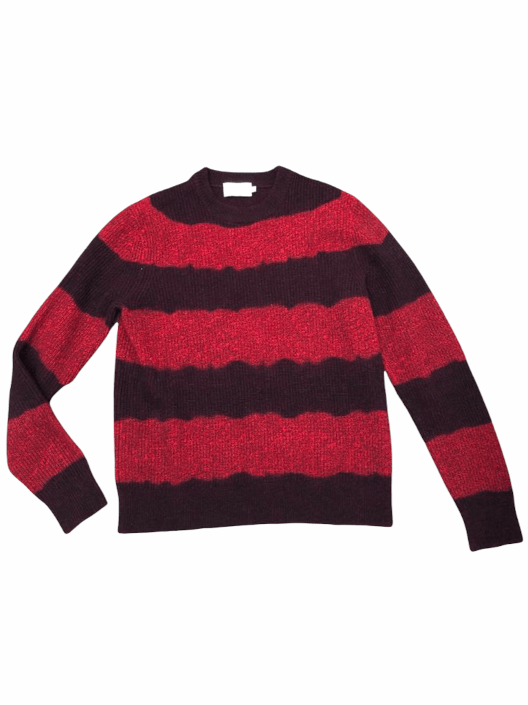 Calvin Klein Wool Striped Sweater Size US M / EU 48-50 / 2 - 1 Thumbnail