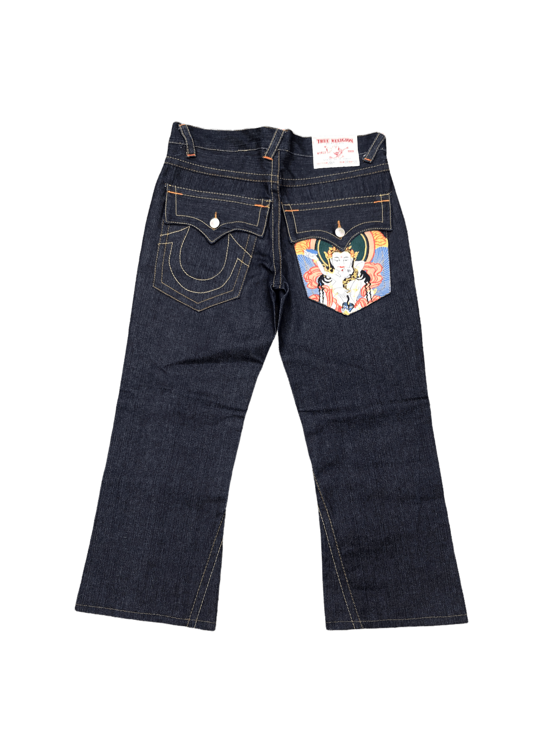 True Religion × Vintage Vintage True Religion Embroidered Jeans Size 34 JOEY Blue Size US 34 / EU 50 - 3 Thumbnail