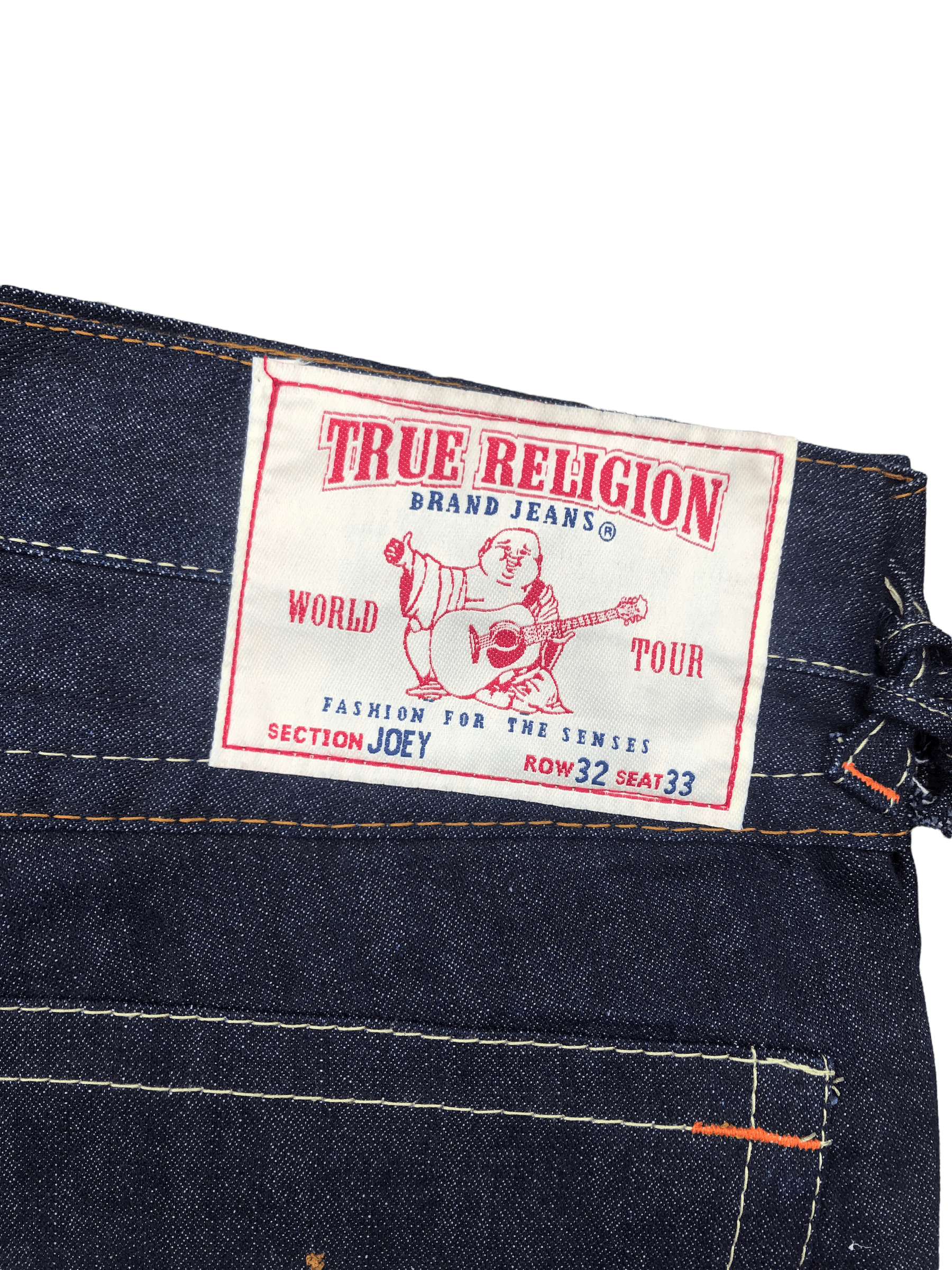 True Religion × Vintage Vintage True Religion Embroidered Jeans Size 32 JOEY BLUE Size US 32 / EU 48 - 9 Thumbnail