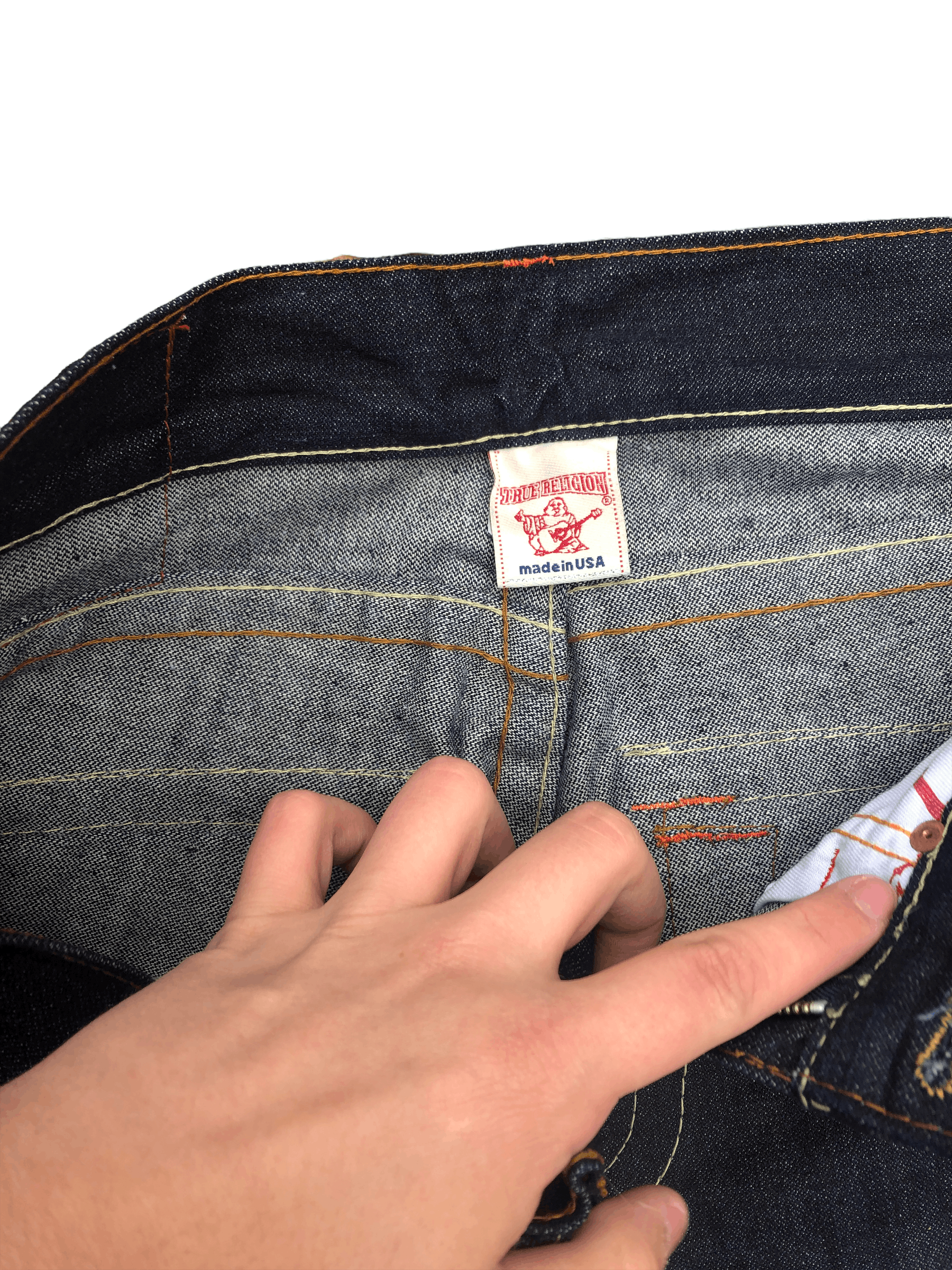 True Religion × Vintage Vintage True Religion Embroidered Jeans Size 32 JOEY BLUE Size US 32 / EU 48 - 11 Thumbnail