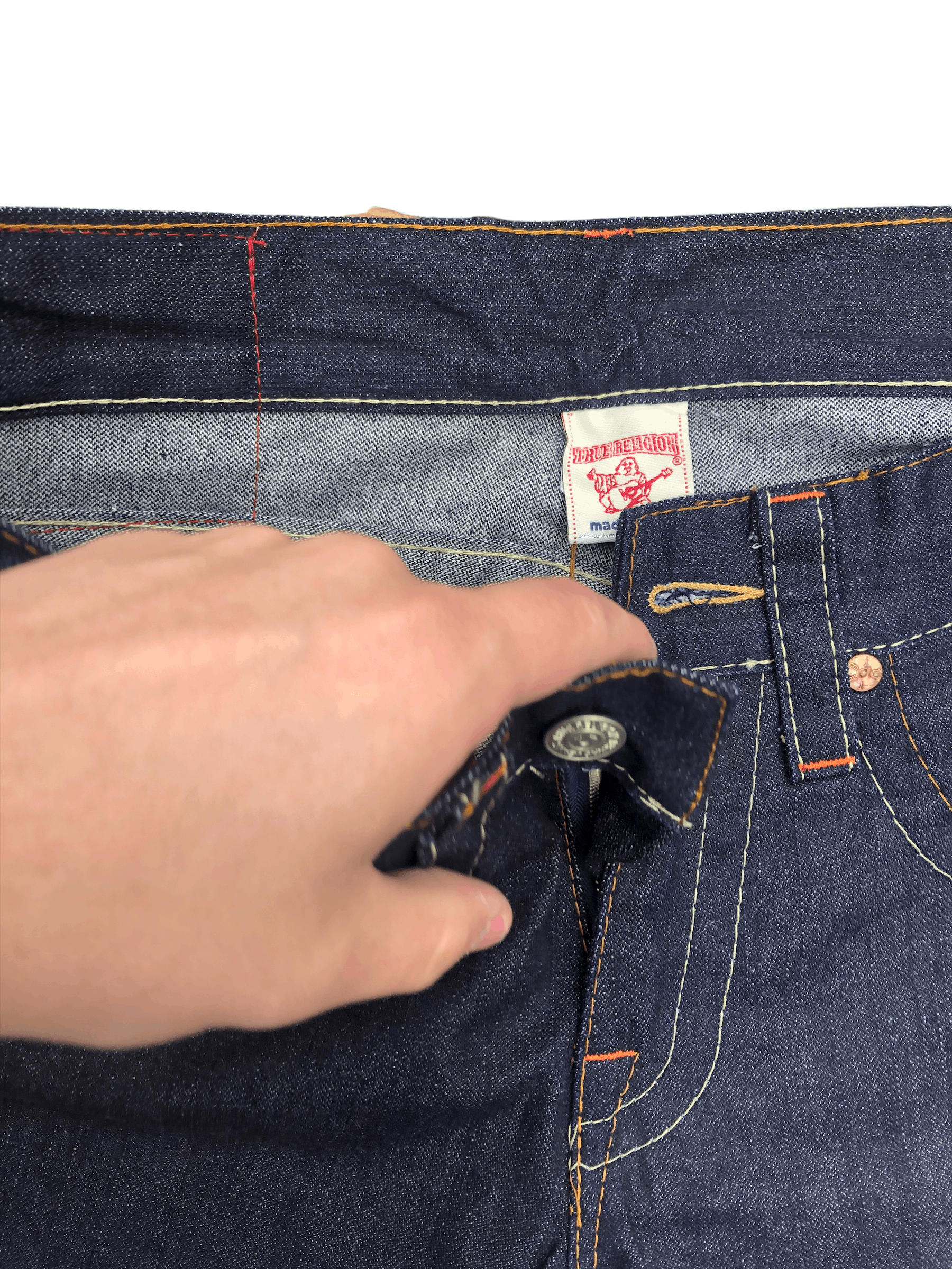 True Religion × Vintage Vintage True Religion Embroidered Jeans Size 32 JOEY BLUE Size US 32 / EU 48 - 10 Thumbnail