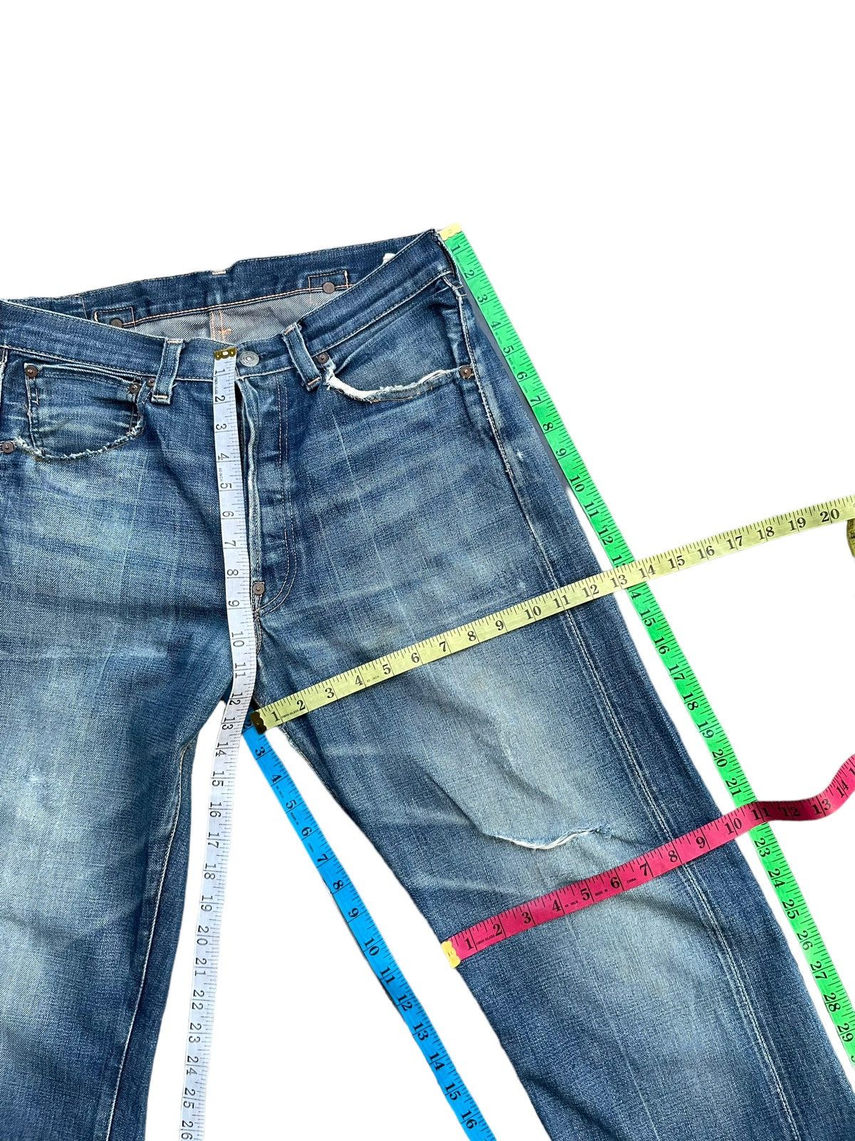 Levi's Vintage 2004 Levis 501 XX E 1937 Model Selvedge Distresed Size US 32 / EU 48 - 25 Thumbnail