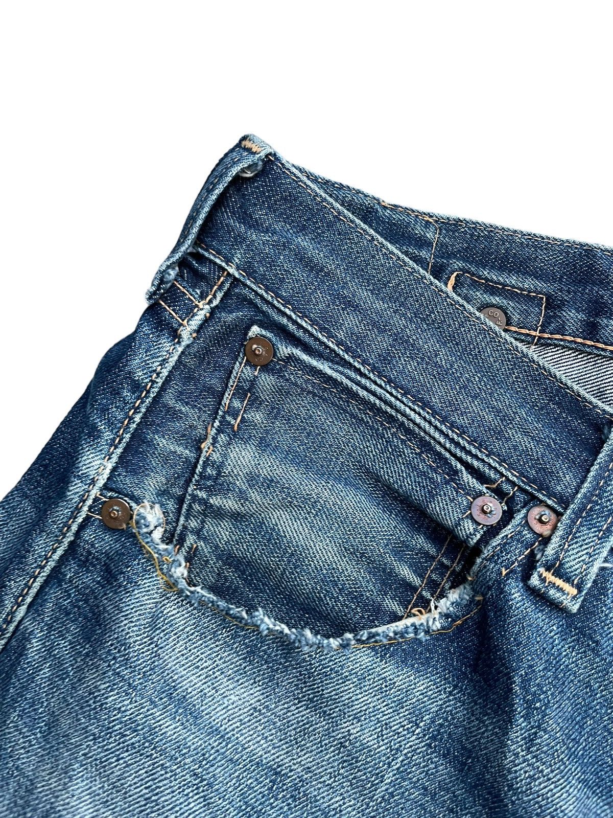 Levi's Vintage 2004 Levis 501 XX E 1937 Model Selvedge Distresed Size US 32 / EU 48 - 6 Thumbnail
