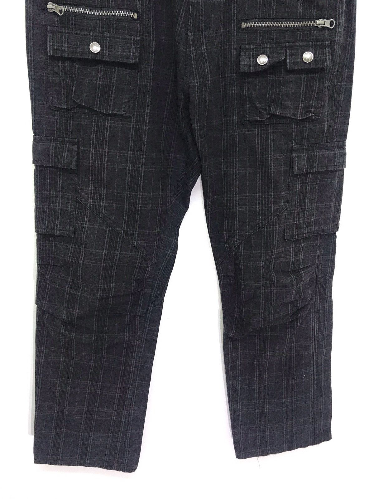 Mossimo Mossimo Cargo Bush Pant Dark Plaid Regular Size US 33 - 3 Thumbnail