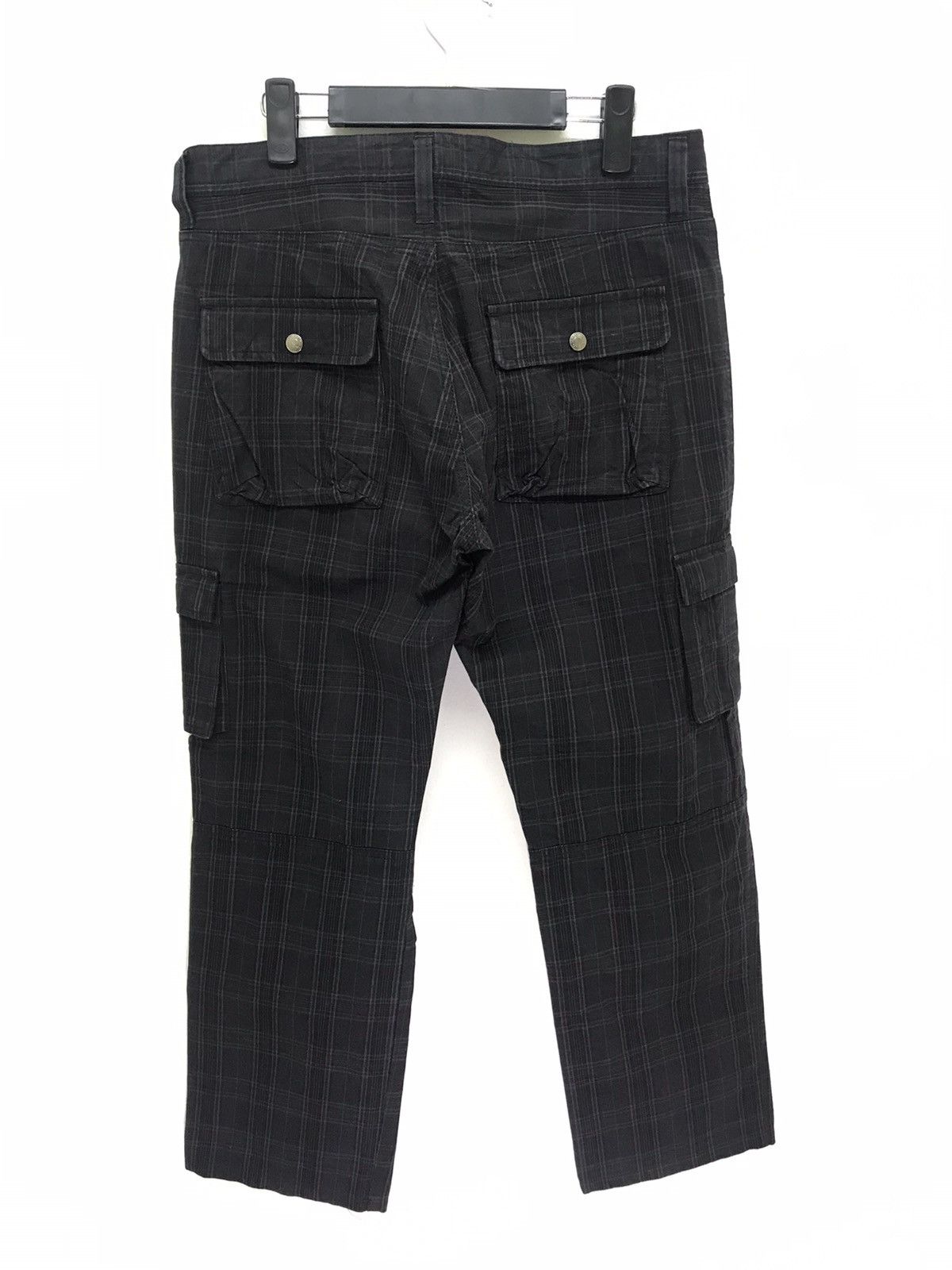 Mossimo Mossimo Cargo Bush Pant Dark Plaid Regular Size US 33 - 4 Thumbnail