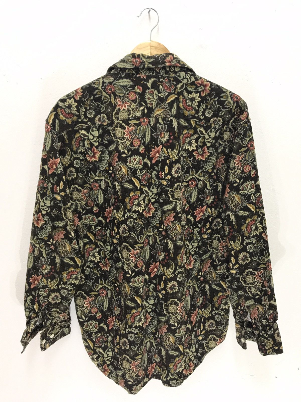 Flannel Fielden Flannel Shirt Corduroy Floral Button 6🟩3 Size US M / EU 48-50 / 2 - 5 Thumbnail