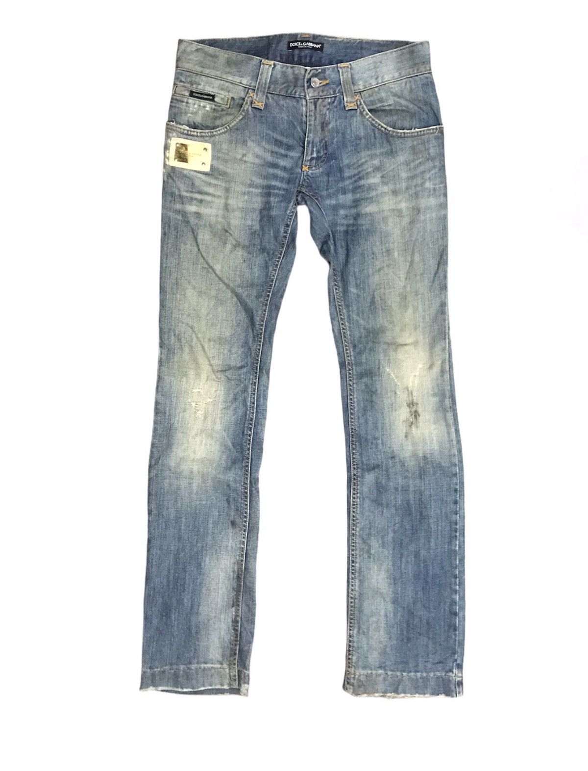 Dolce & Gabbana Vintage Dolce&Gabbana distressed jeans Size US 32 / EU 48 - 2 Thumbnail