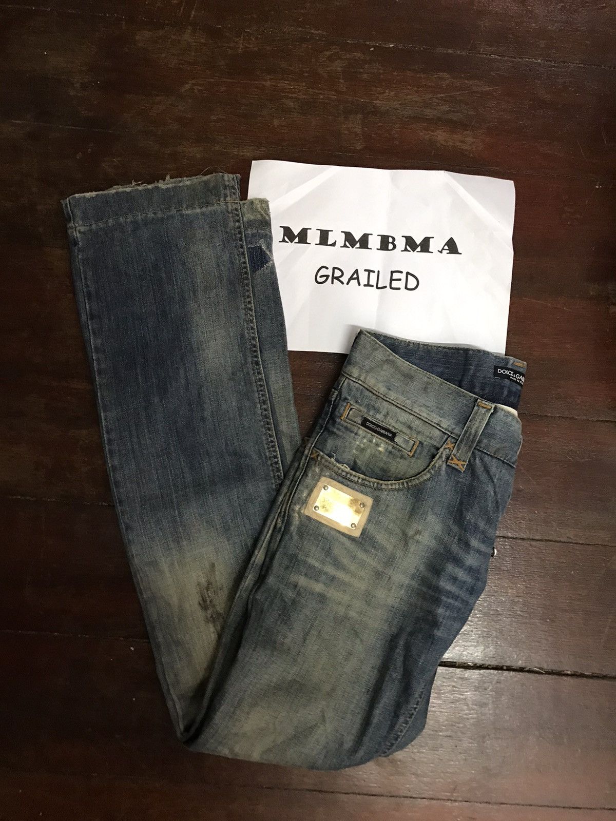 Dolce & Gabbana Vintage Dolce&Gabbana distressed jeans Size US 32 / EU 48 - 1 Thumbnail