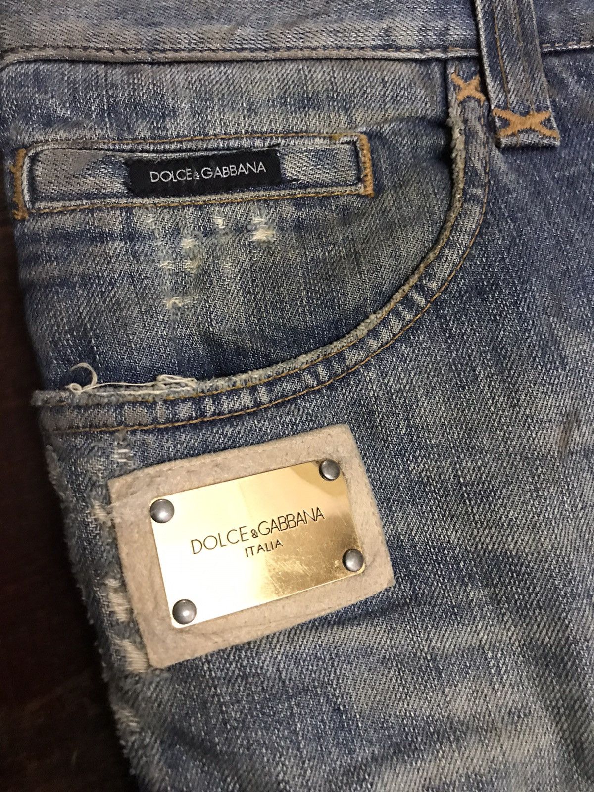 Dolce & Gabbana Vintage Dolce&Gabbana distressed jeans Size US 32 / EU 48 - 7 Thumbnail