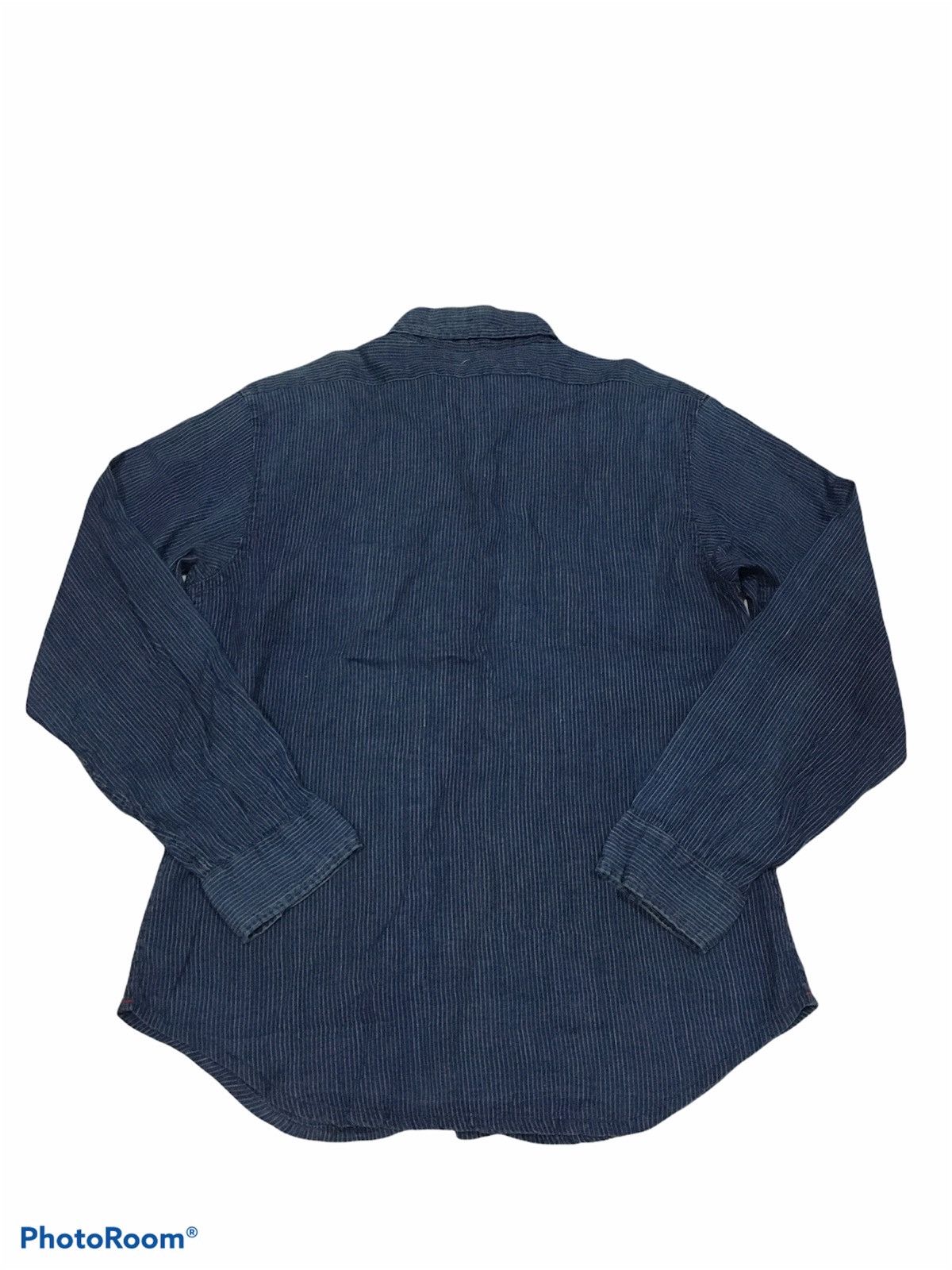 Indigo 🔥STEALS🔥Long Sleeve Shirt Wabash Style Made by Indigo Size US S / EU 44-46 / 1 - 2 Thumbnail