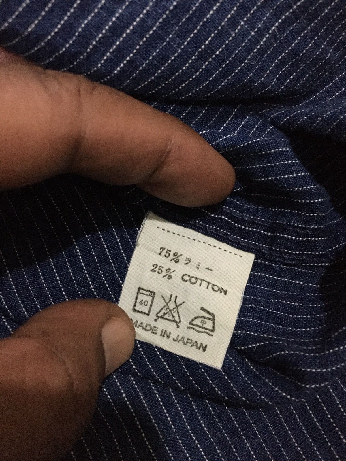 Indigo 🔥STEALS🔥Long Sleeve Shirt Wabash Style Made by Indigo Size US S / EU 44-46 / 1 - 5 Thumbnail