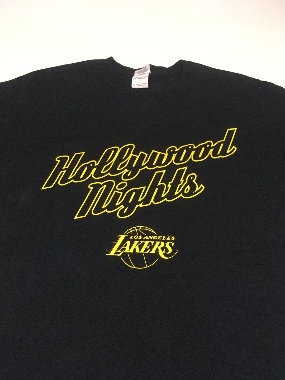 NBA × Vintage Vintage Lakers los angelos Hollywood night tee Size US L / EU 52-54 / 3 - 6 Thumbnail