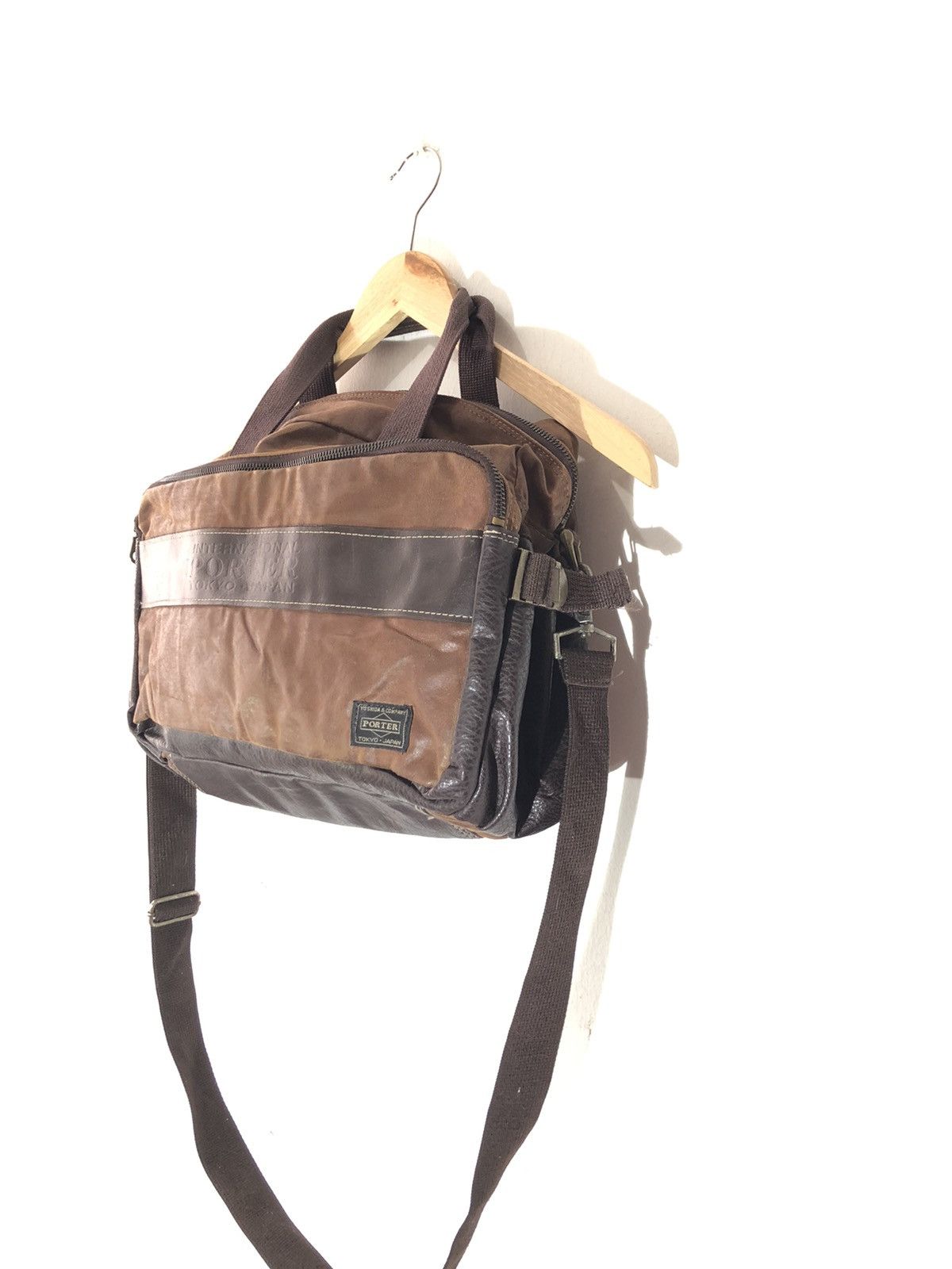 Porter Porter Messenger/ Laptop Bag Material Leather Size ONE SIZE - 2 Thumbnail