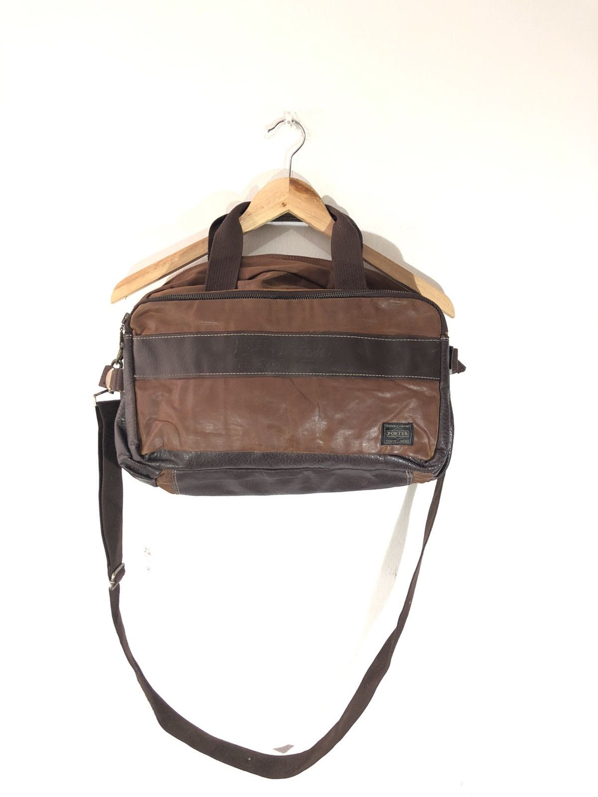Porter Porter Messenger/ Laptop Bag Material Leather Size ONE SIZE - 1 Thumbnail