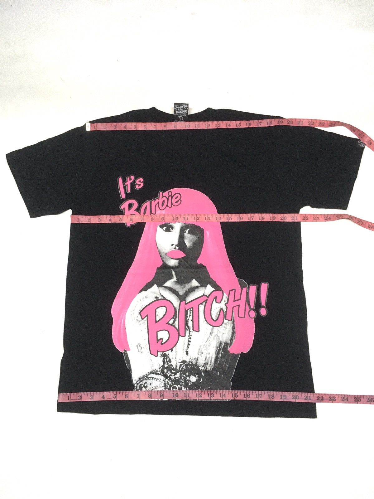 Japanese Brand It’s barbie bitch live & die bakanal tee Size US M / EU 48-50 / 2 - 2 Thumbnail