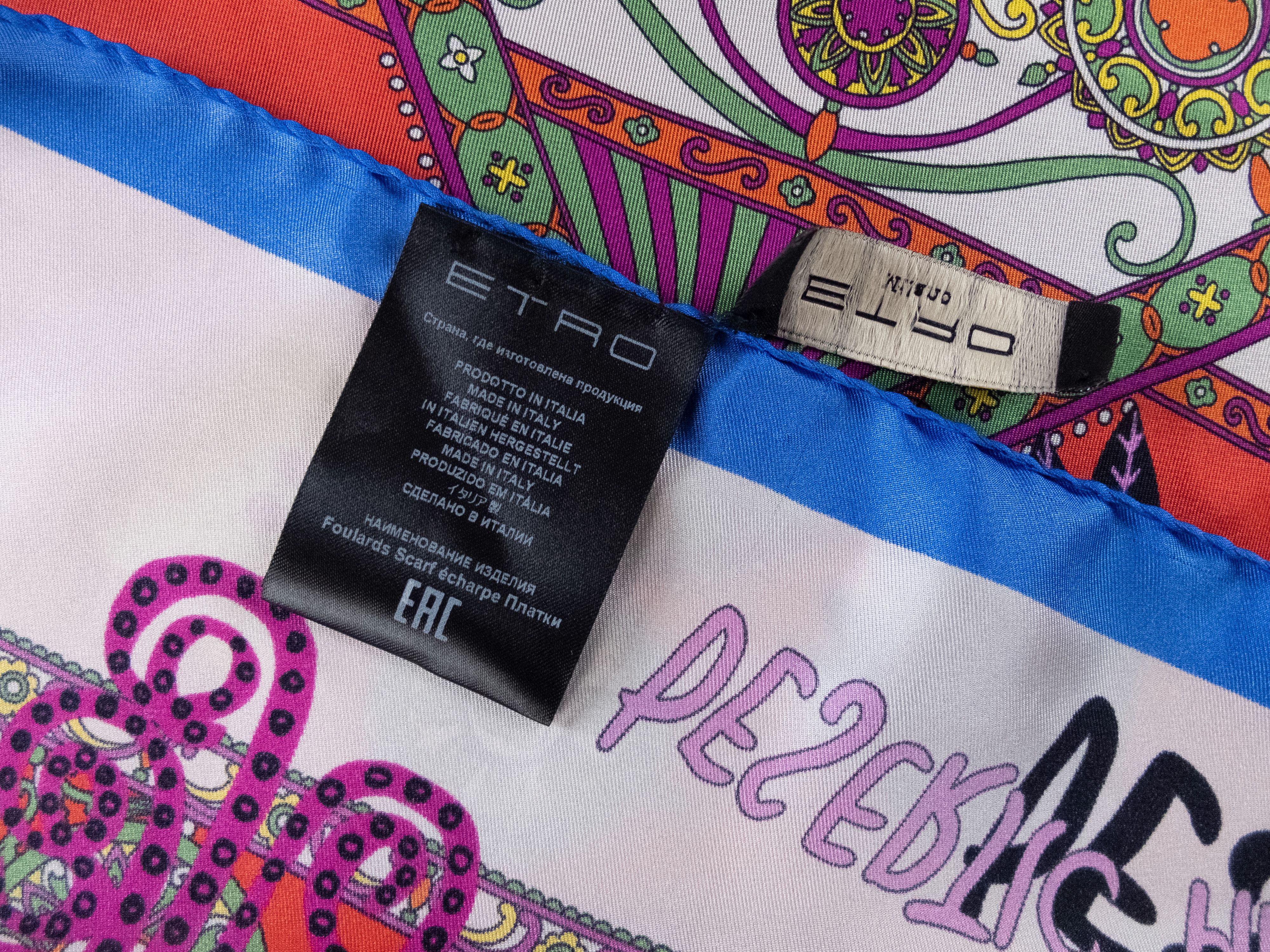 Etro ETRO desertic halucinations colorful silk foulard scarf Size ONE SIZE - 5 Thumbnail