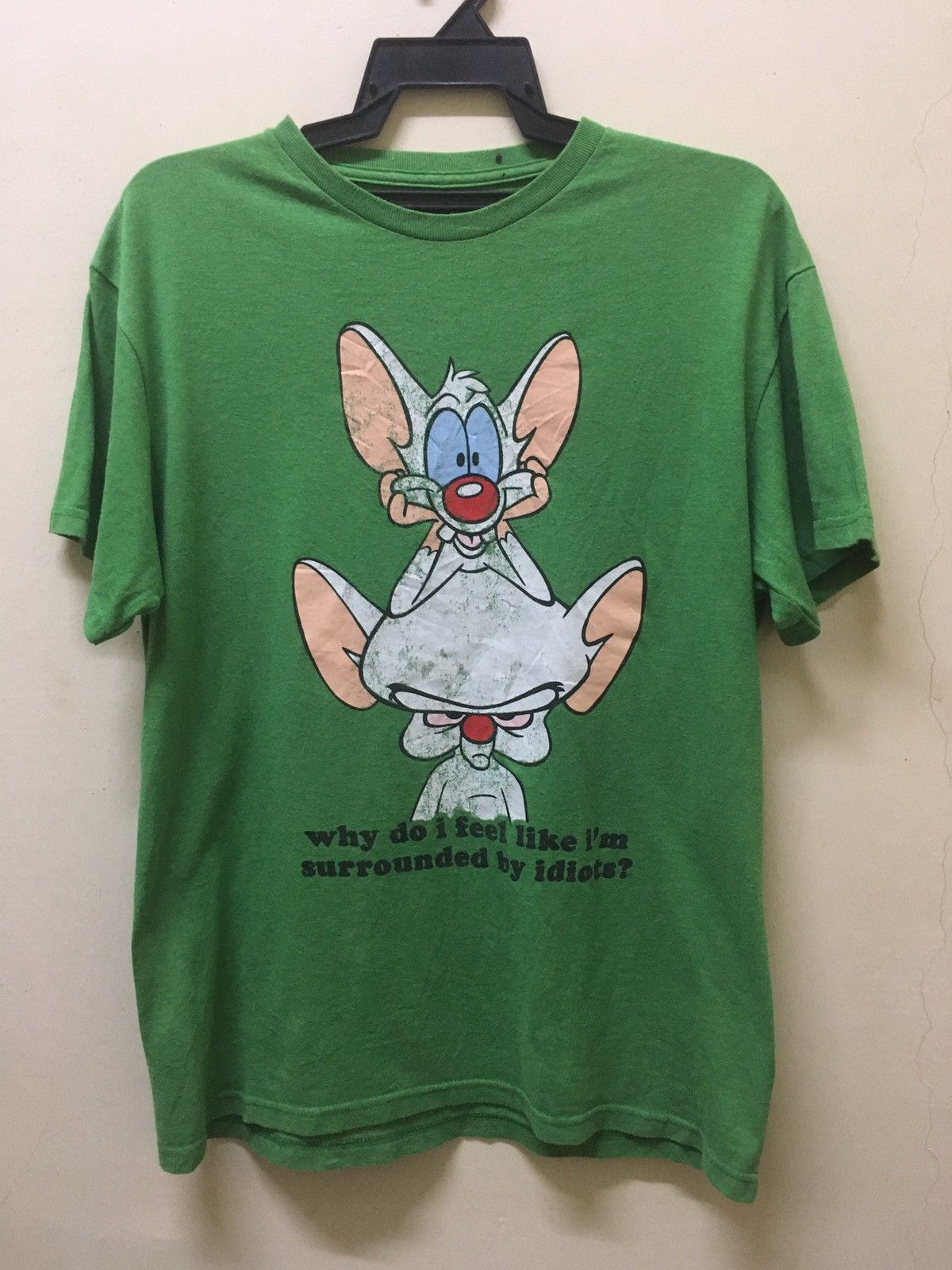 Cartoon Network × Vintage × Warner Bros Vintage pink and the brain cartoon movies Size US M / EU 48-50 / 2 - 1 Thumbnail