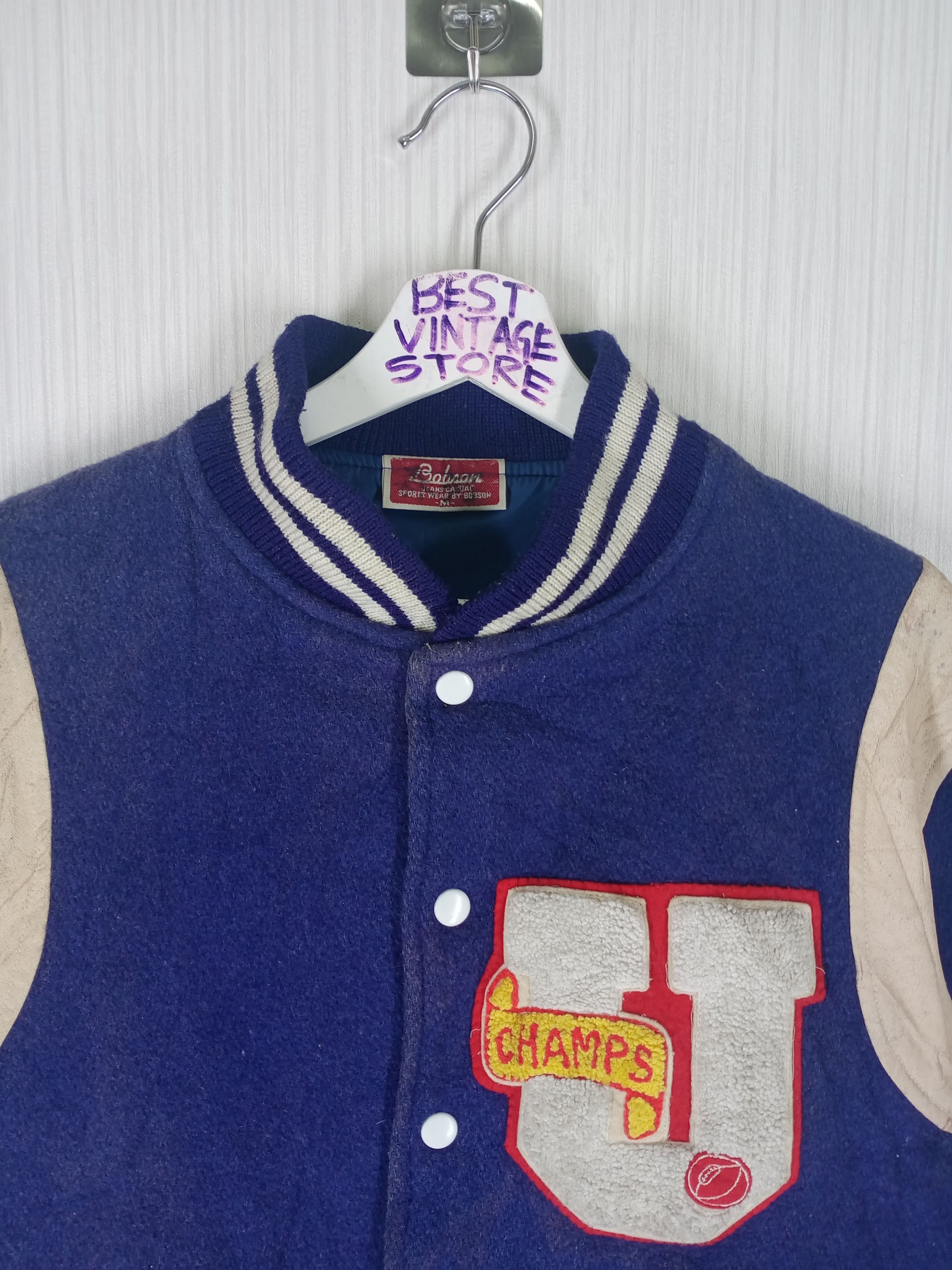 Champs Sport Vintage 80s Champs U Varsity Jacket Size US M / EU 48-50 / 2 - 3 Thumbnail