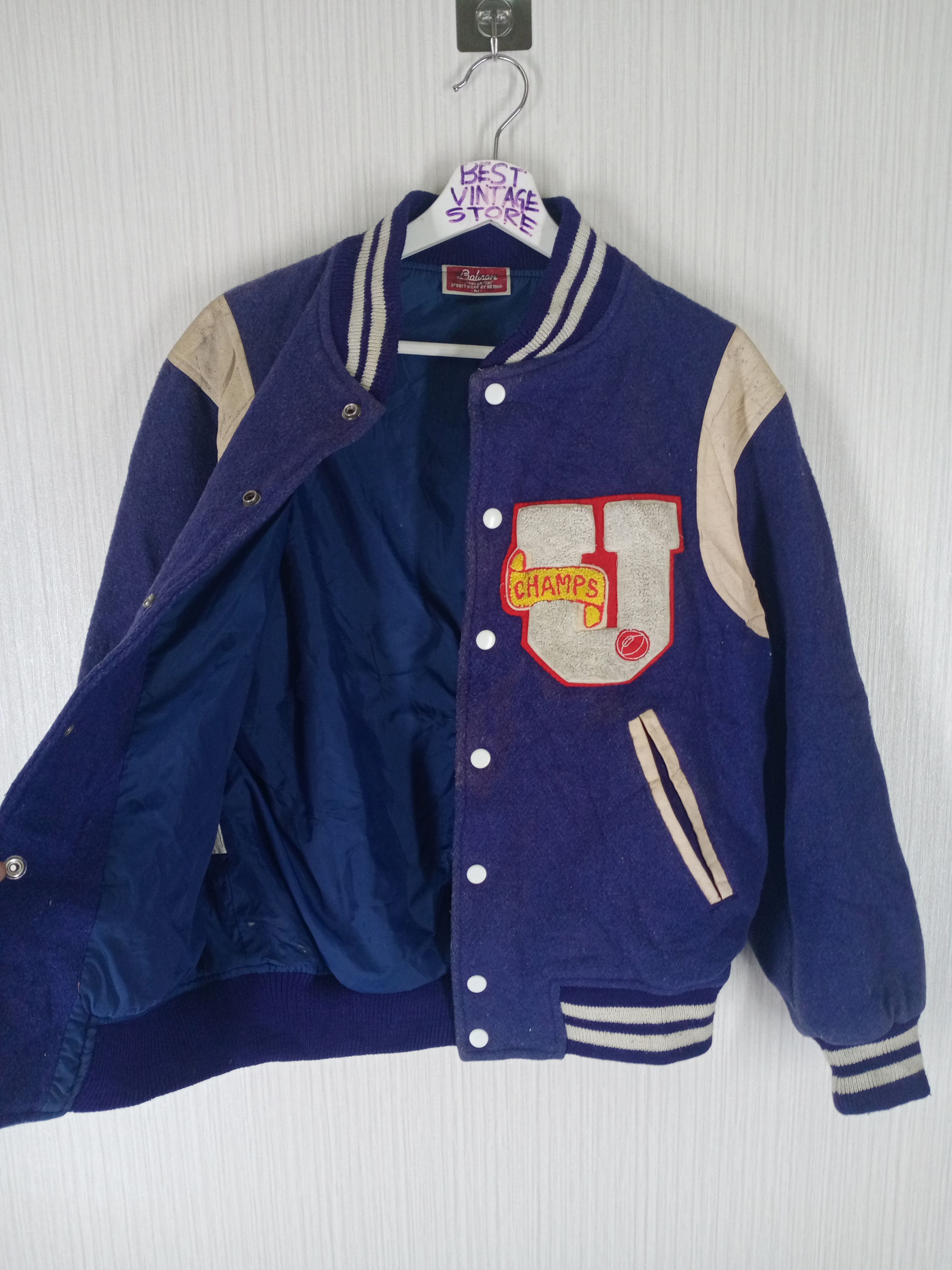 Champs Sport Vintage 80s Champs U Varsity Jacket Size US M / EU 48-50 / 2 - 5 Thumbnail