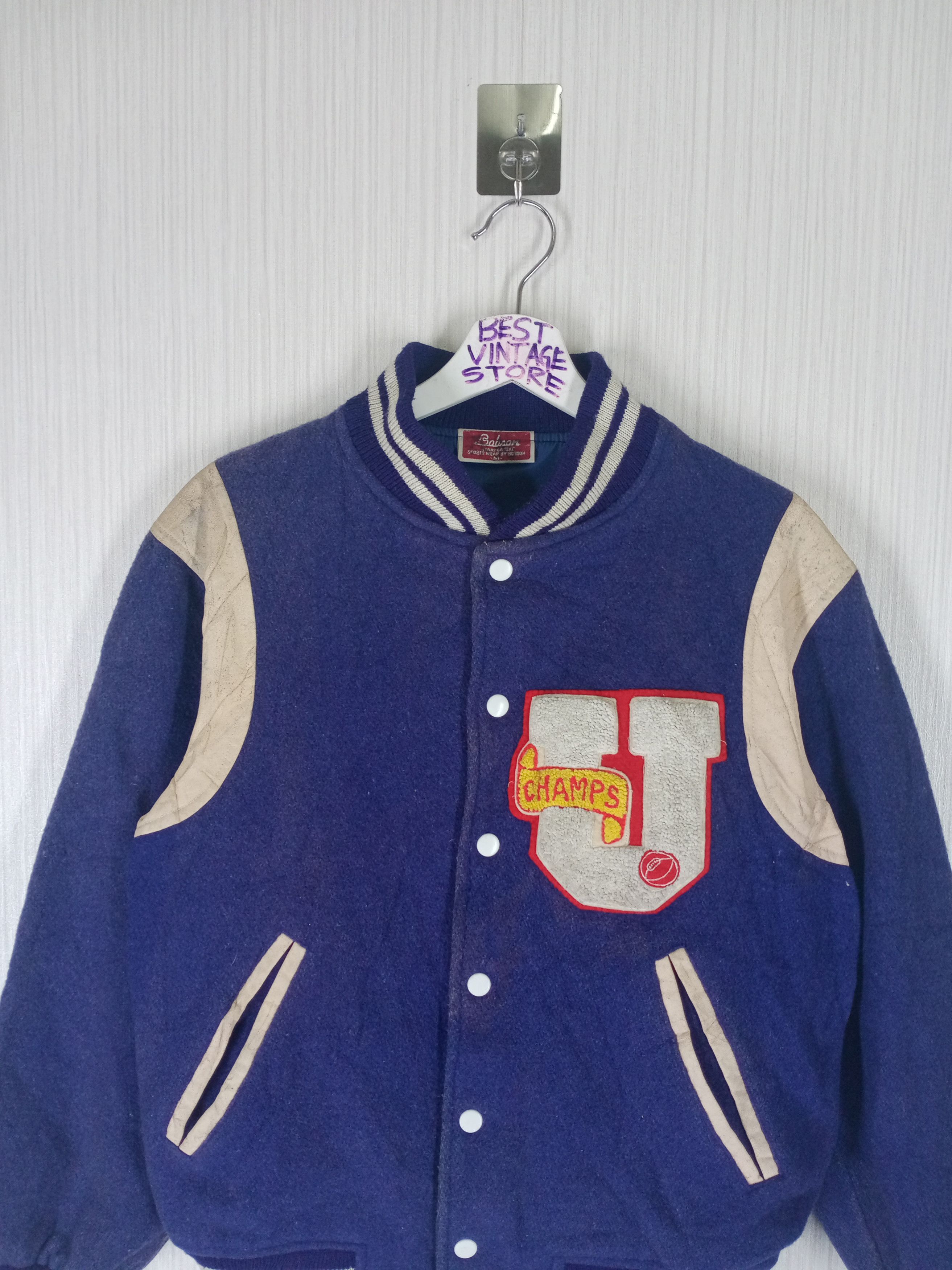 Champs Sport Vintage 80s Champs U Varsity Jacket Size US M / EU 48-50 / 2 - 11 Thumbnail