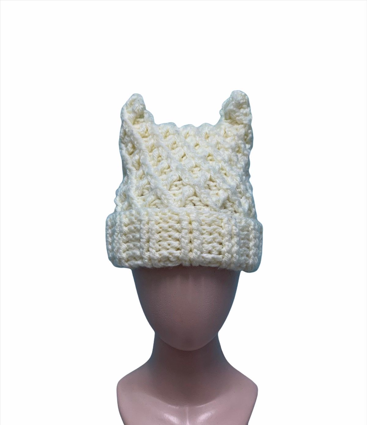 Japanese Brand × Vintage Devil Horn Hat beanie Inspired Jose Wong/Safety Bear Size ONE SIZE - 1 Thumbnail