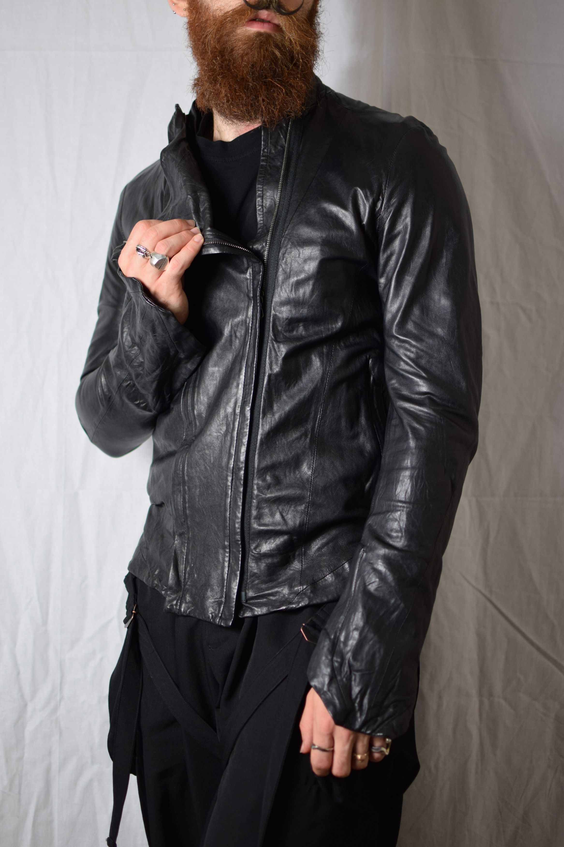 Julius FINAL DROP Julius SS15 Prism Leather Jacket 497BLM24