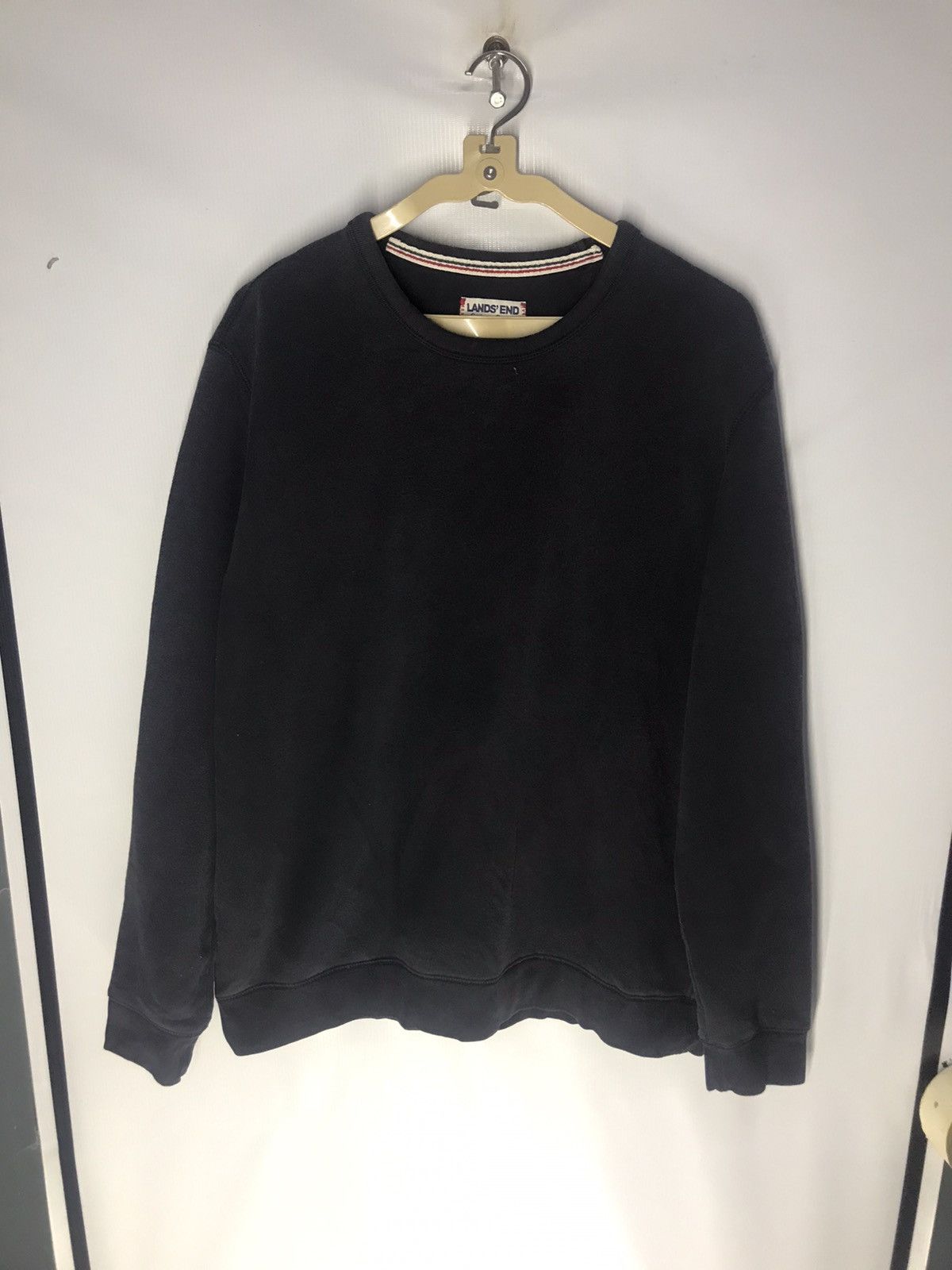Lands' End Land end plain crewneck sweatshirt Size US L / EU 52-54 / 3 - 6 Thumbnail